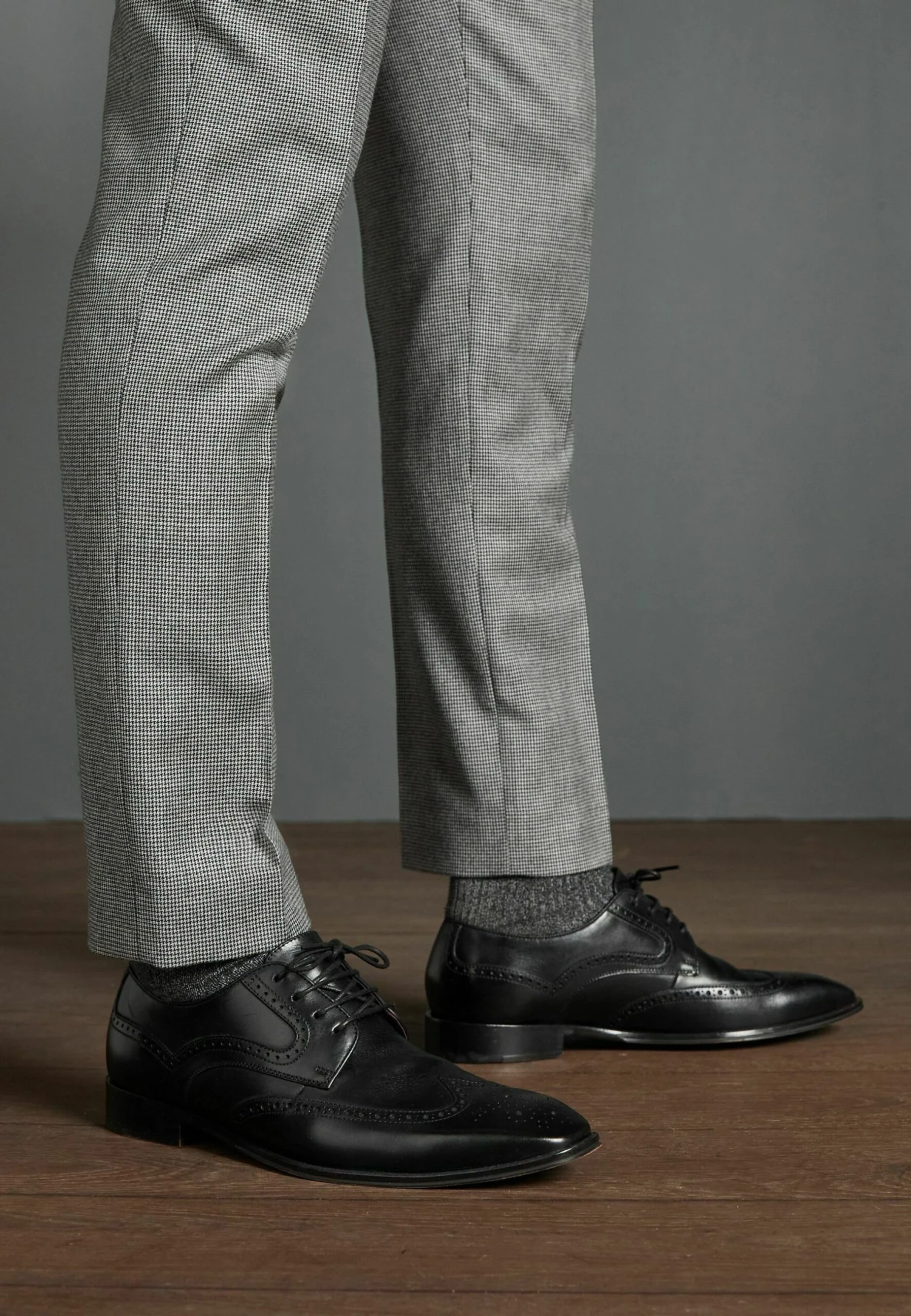 Next Signature Italian Piped Edge Brogues Standard - Veterschoenen - Black