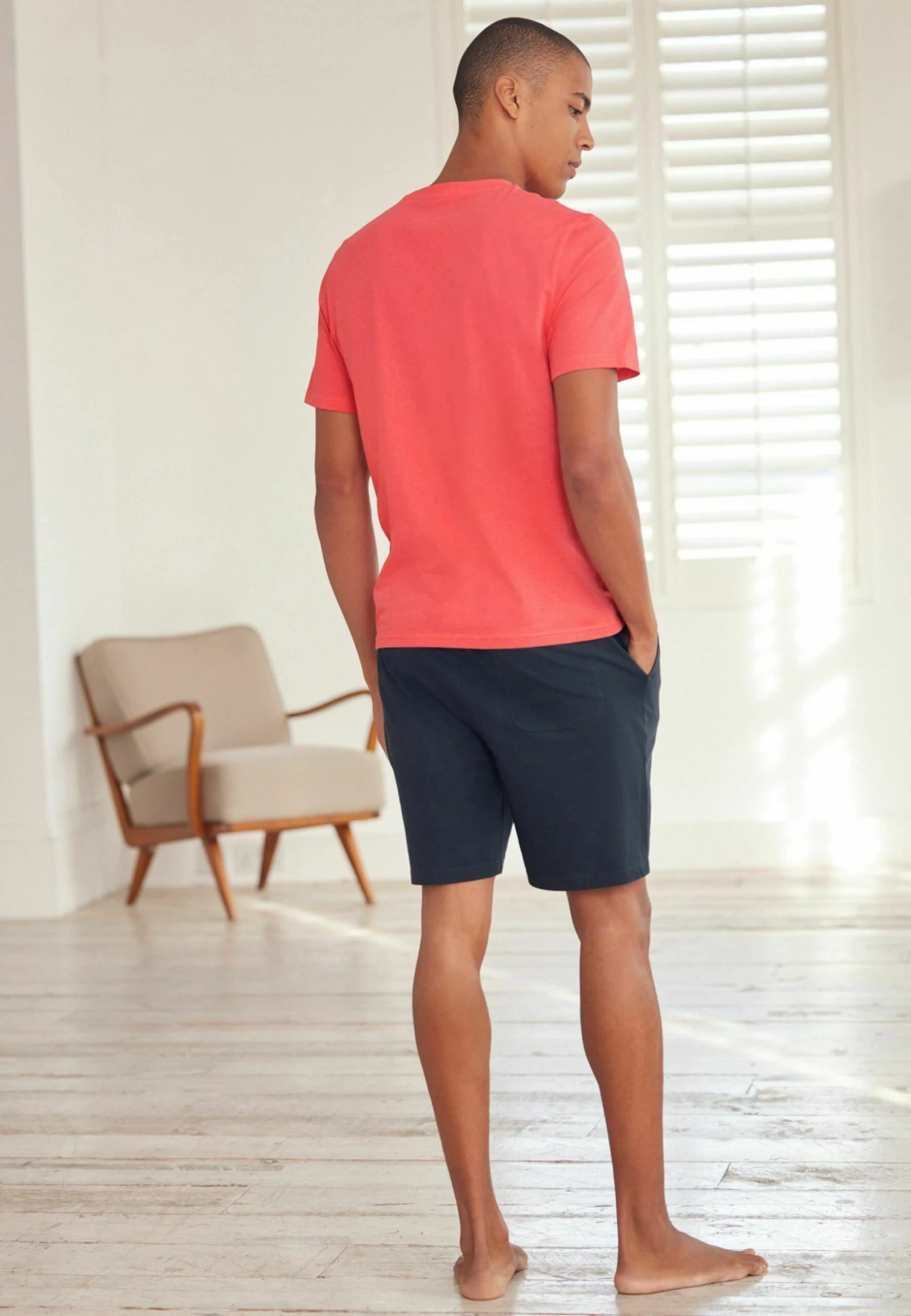 Next Pyjama - Coral Pink/Navy Blue - Afbeelding 3