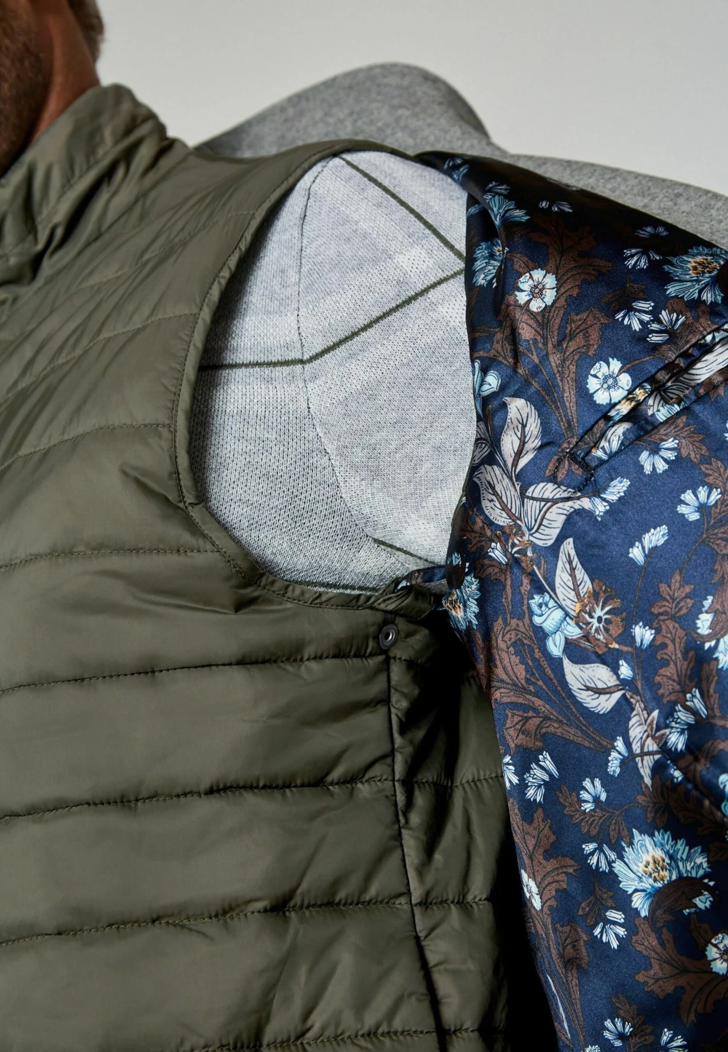 Next Signature Italian Rich With Removable Gile - Mantel - Light Grey - Afbeelding 6