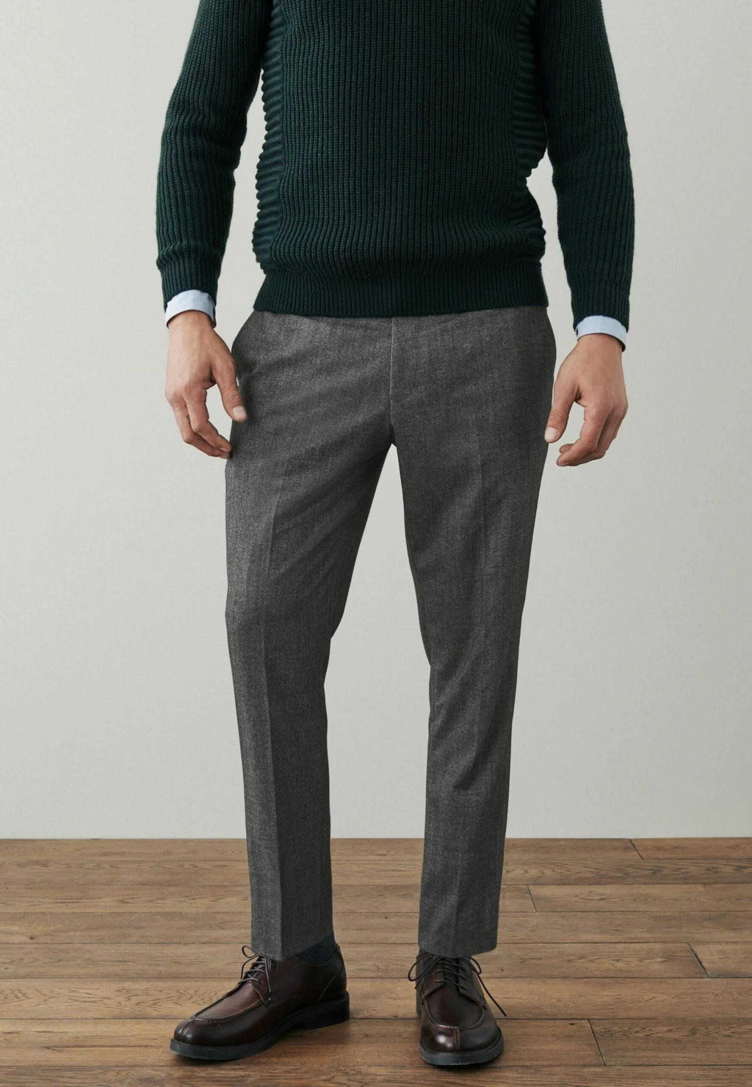 Next Trimmed Donegal Formal - Broek - Grey - Afbeelding 4