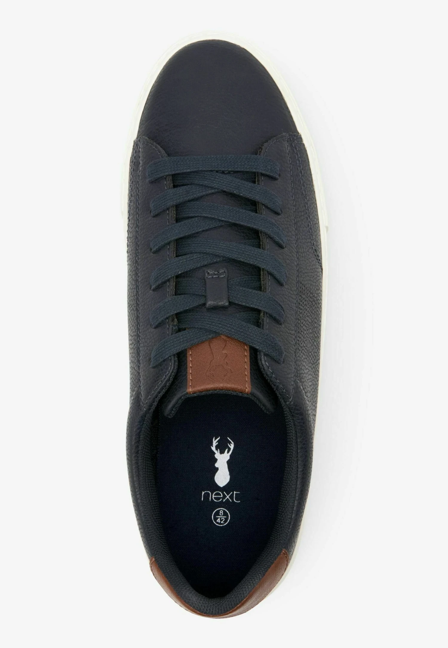 Next Perforated Side- Sneakers Laag - Navy Blue - Afbeelding 4