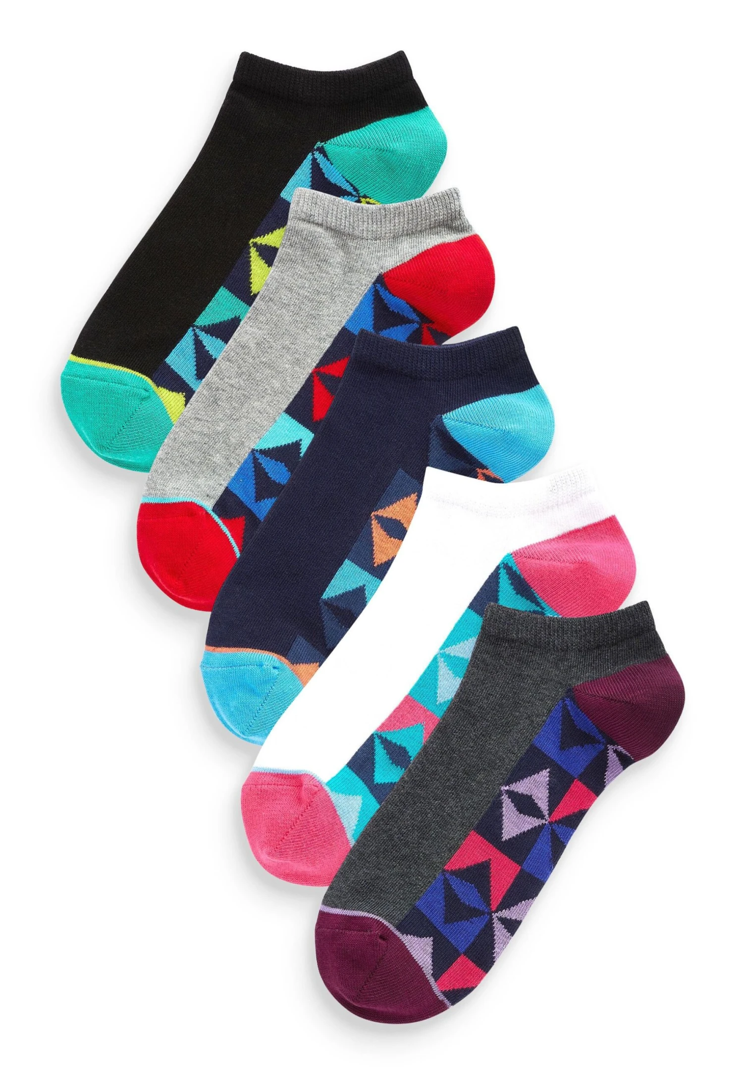 Next 5 Pack - Sokken - Multi Geo Footbed