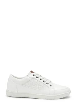 Next Perforated- Sneakers Laag - White