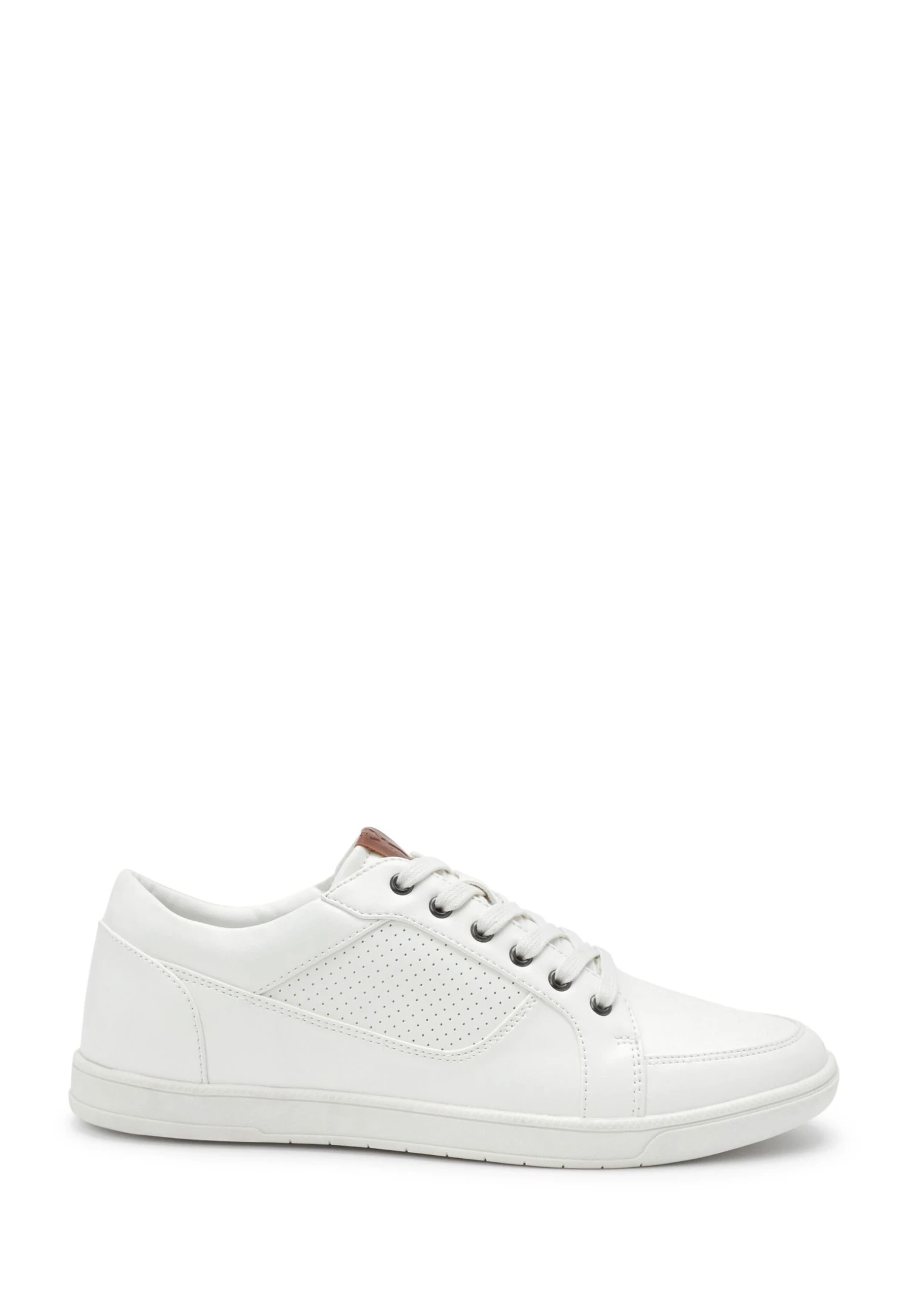 Next Perforated- Sneakers Laag - White