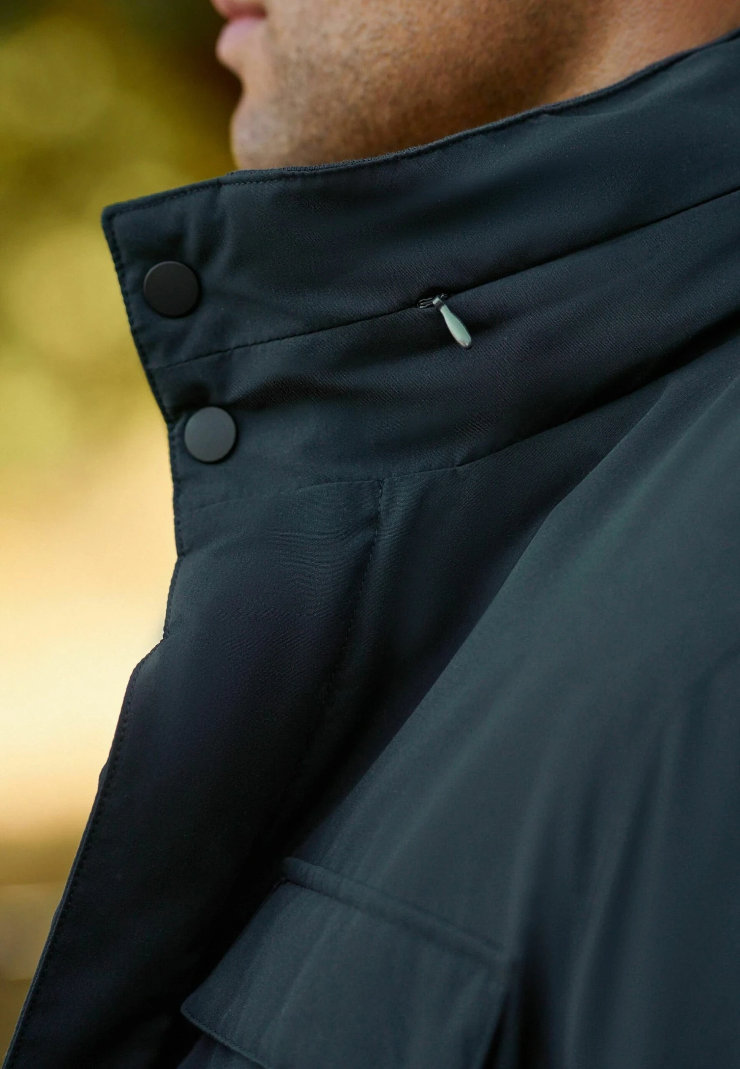 Next Four Pocket Funnel Neck Standard - Parka - Navy Blue - Afbeelding 3