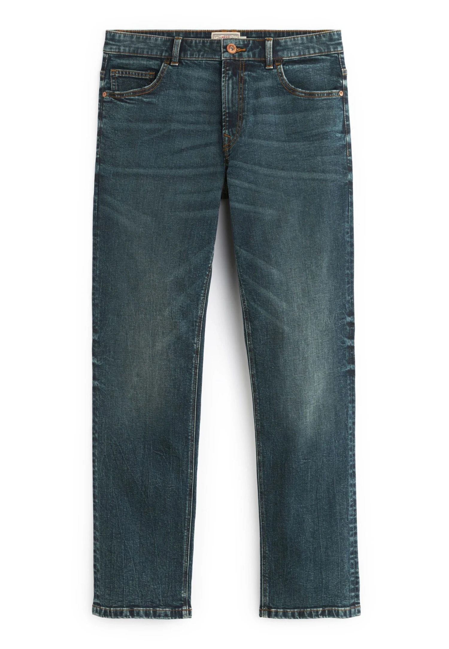 Next Essential Stretch - Straight Leg Jeans - Blue - Afbeelding 5