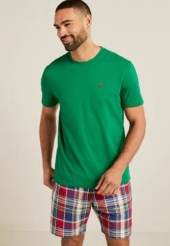 Next Set LightweightStandard - Pyjama - Green Pink Check