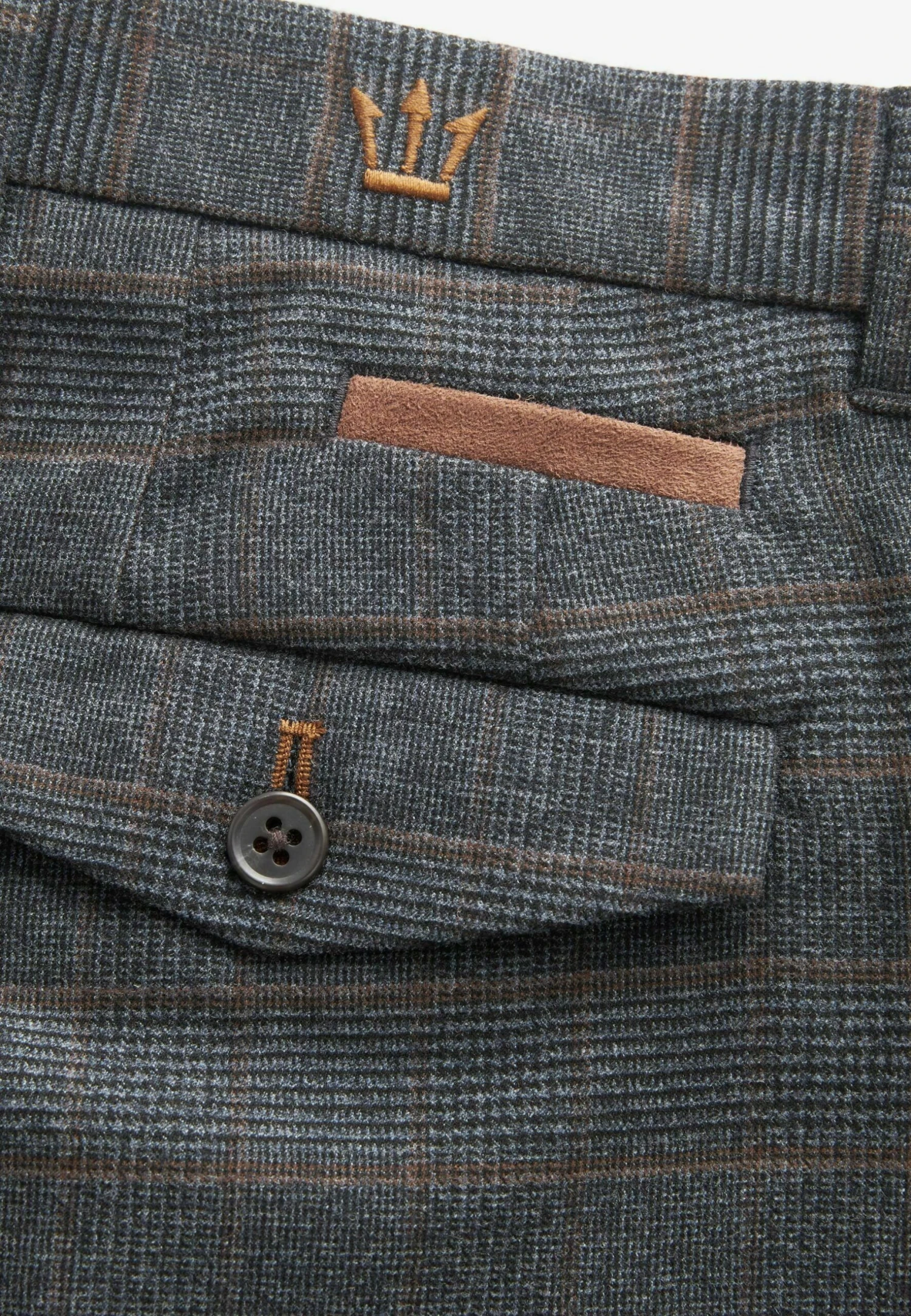 Next Trimmed Check - Broek - Blue - Afbeelding 8
