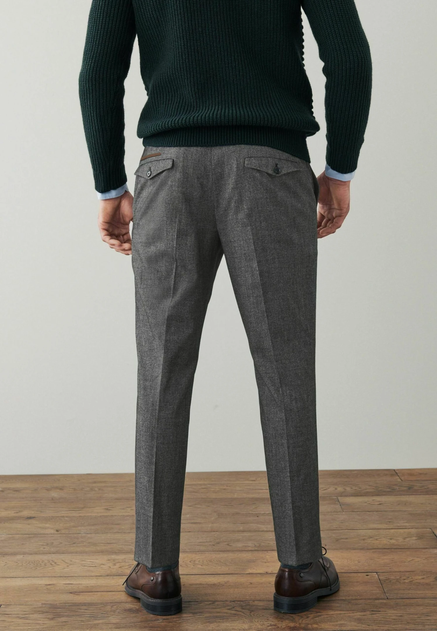 Next Trimmed Donegal Formal - Broek - Grey - Afbeelding 5
