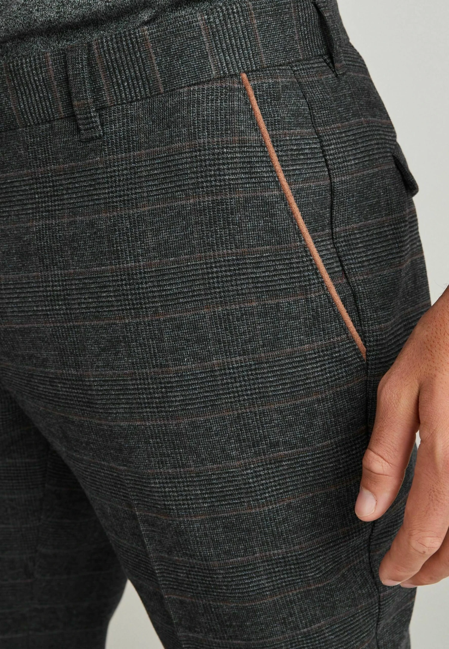 Next Trimmed Check - Broek - Blue - Afbeelding 5