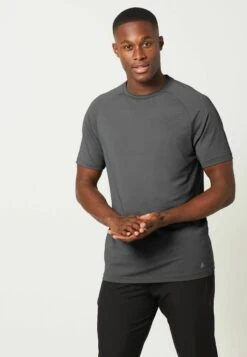 Next Active Textured Standard - T-Shirt Basic - Dark Grey