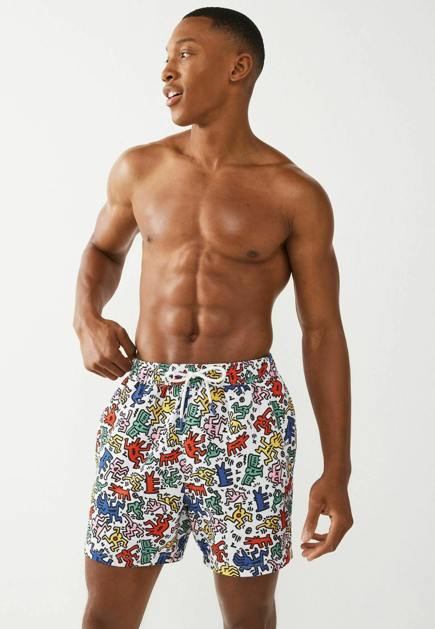Next Printed Standard - Zwemshorts - Keith Haring