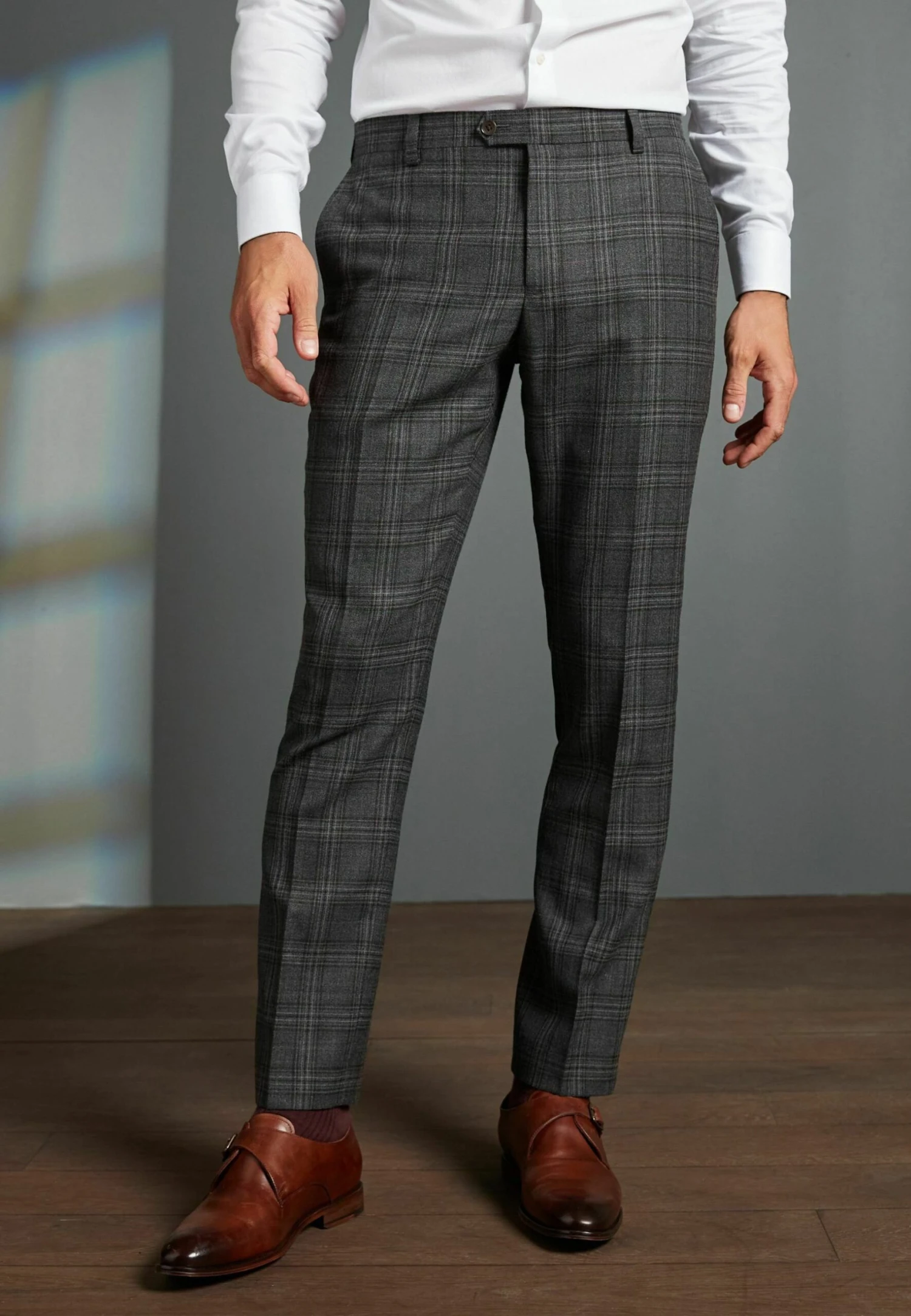 Next Slim Fit Signature Tg Di Fabio - Broek - Grey - Afbeelding 2