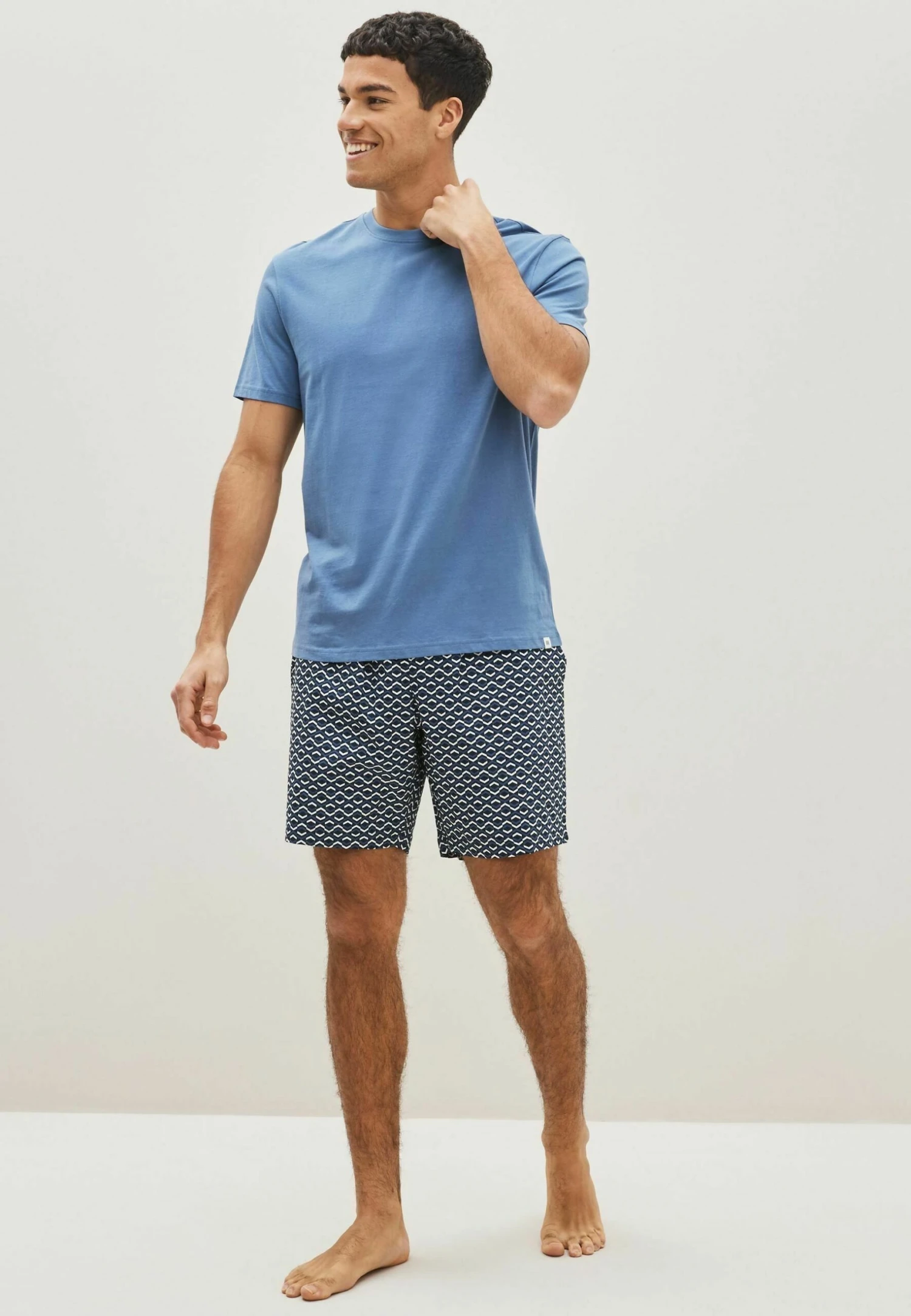 Next Set LightweightStandard - Pyjama - Blue Geo