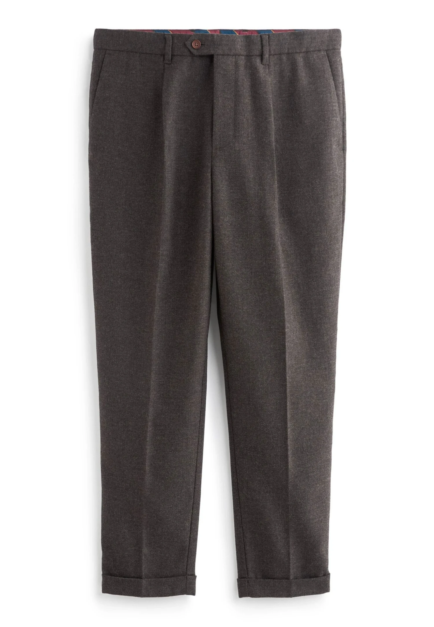 Next Pleated Nova Fides Formal Tapered Fi - Broek - Brown - Afbeelding 5