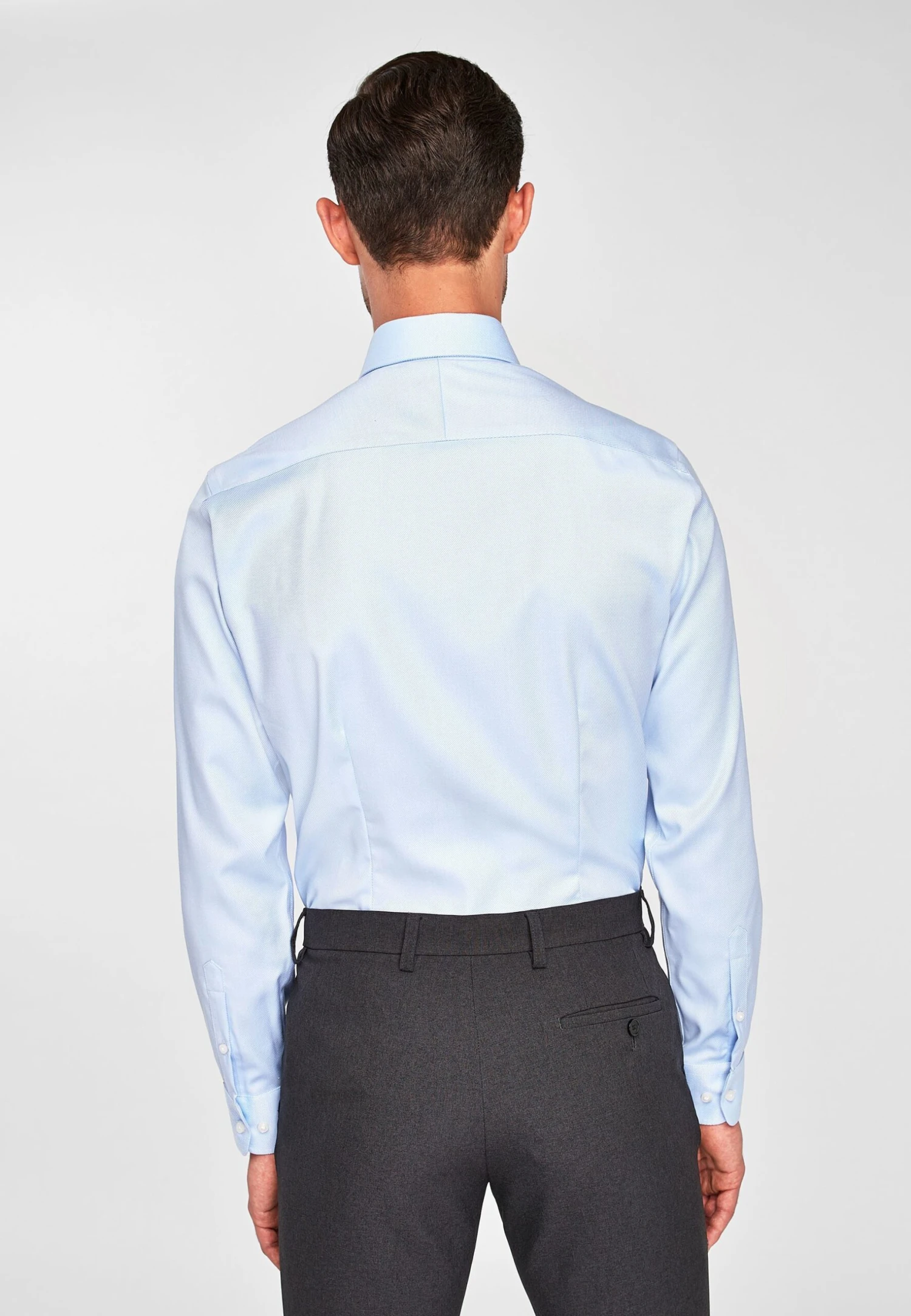 Next Slim Fit - Zakelijk Overhemd - Mottled Blue - Afbeelding 2