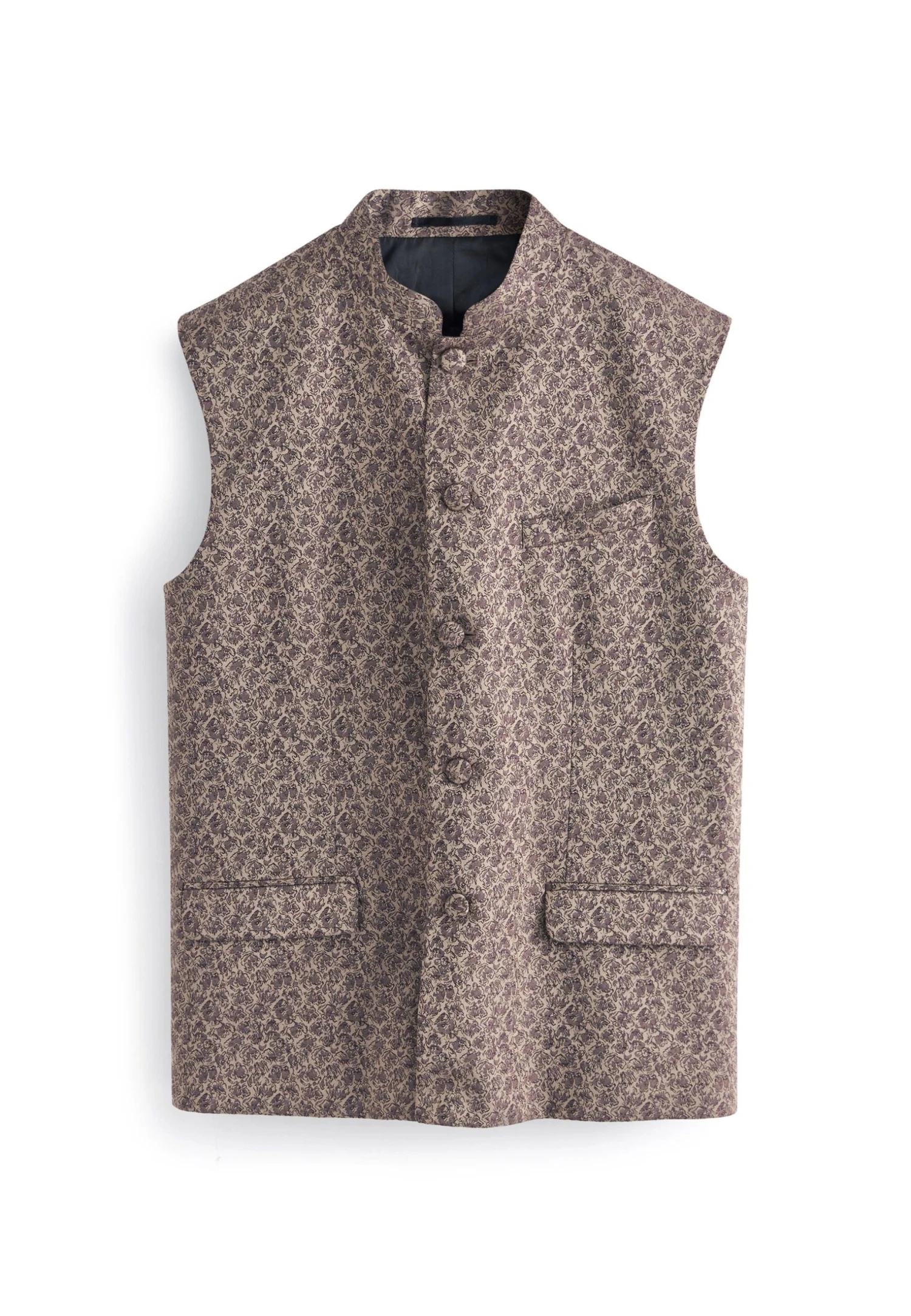 Next Nehru Collar - Bodywarmer - Gold - Afbeelding 5