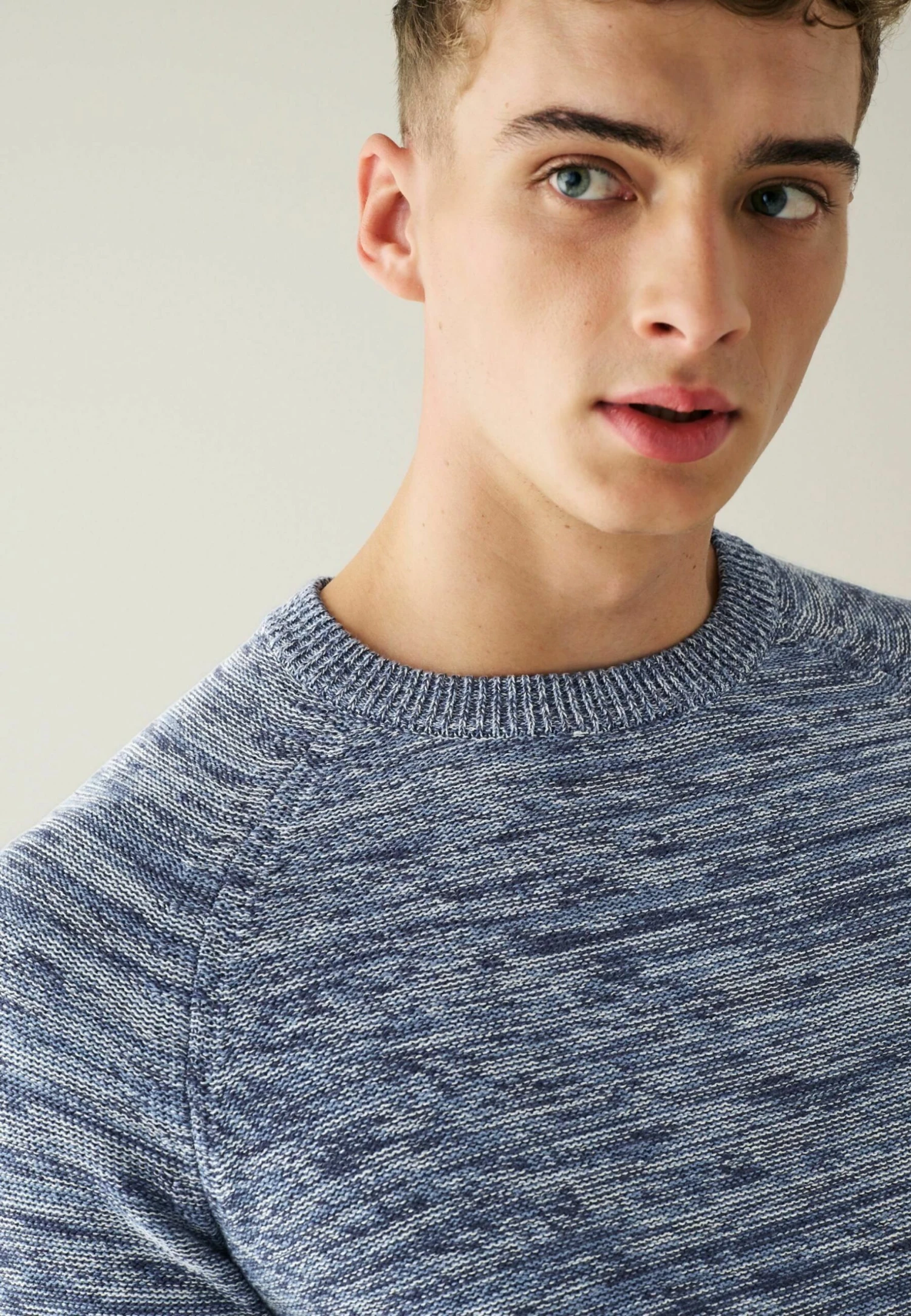 Next Crew Neck Standard - Trui - Blue - Afbeelding 4