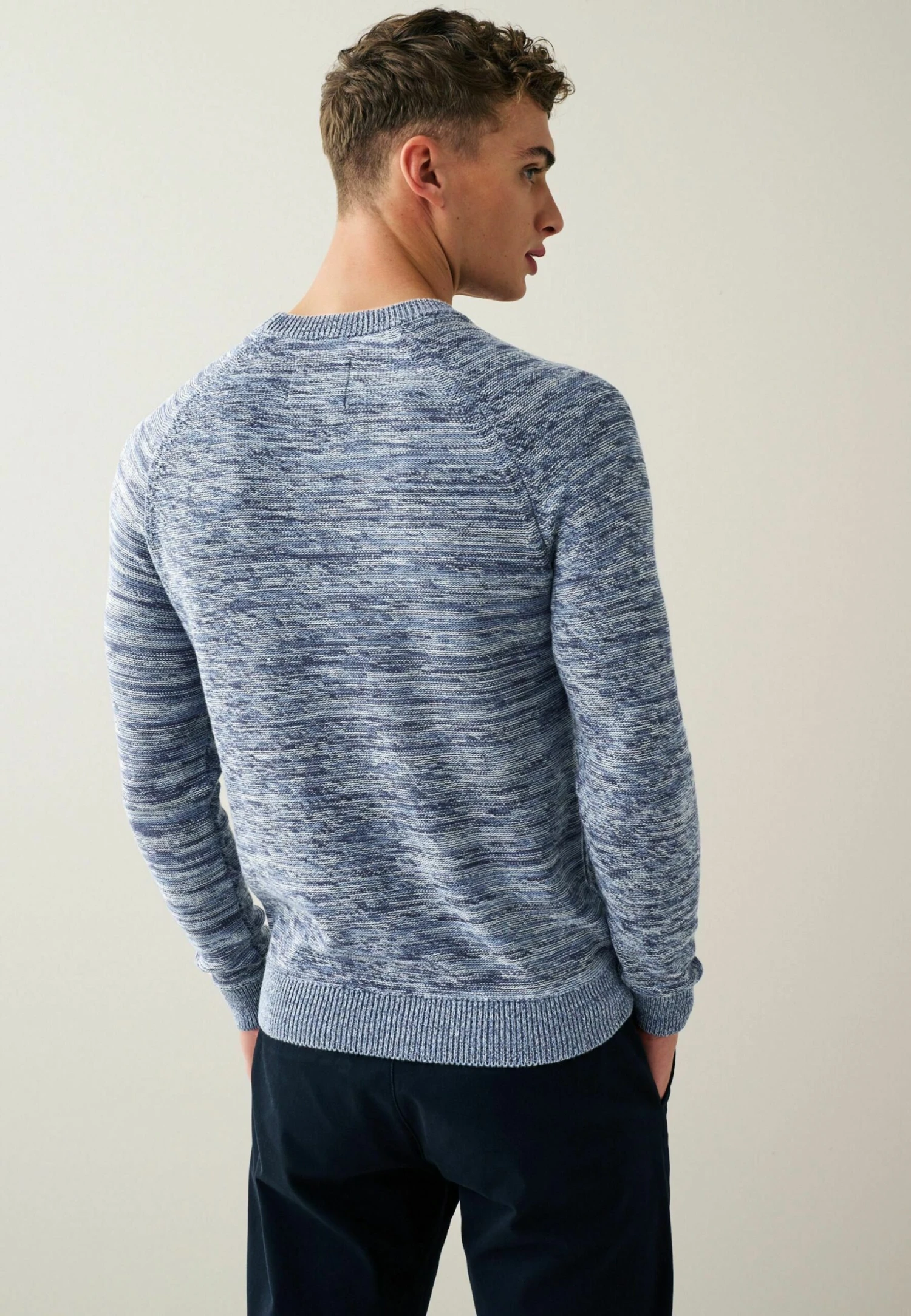 Next Crew Neck Standard - Trui - Blue - Afbeelding 3