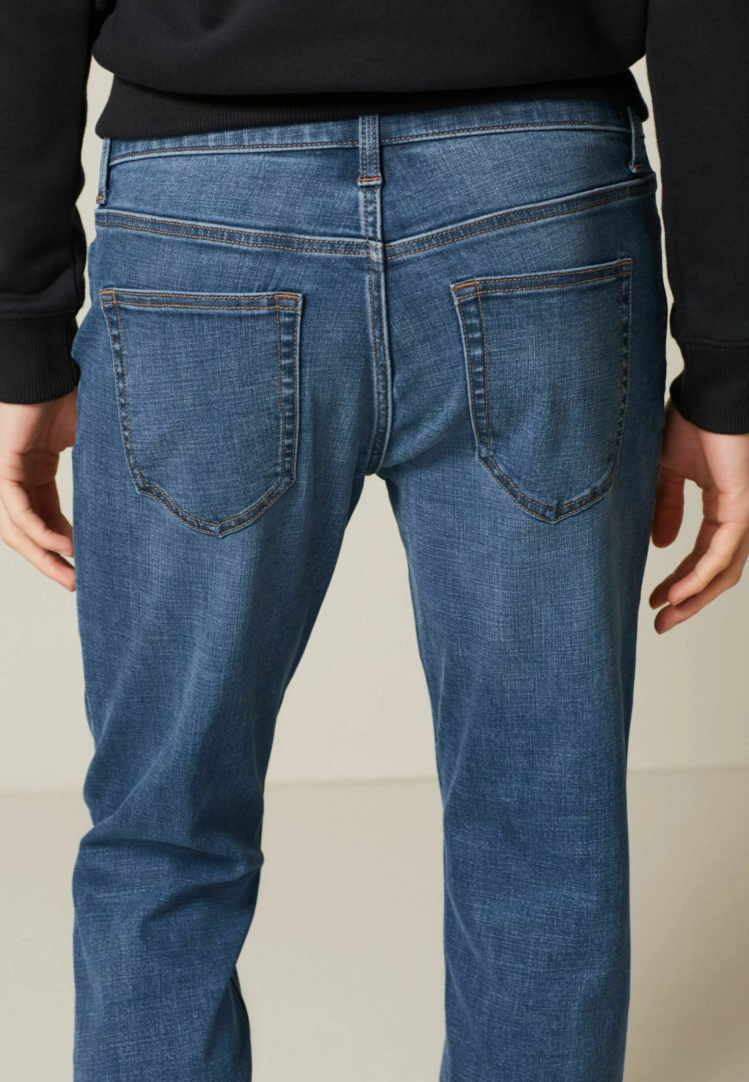 Next Motion Flex Soft Touch - Straight Leg Jeans - Light Blue - Afbeelding 4