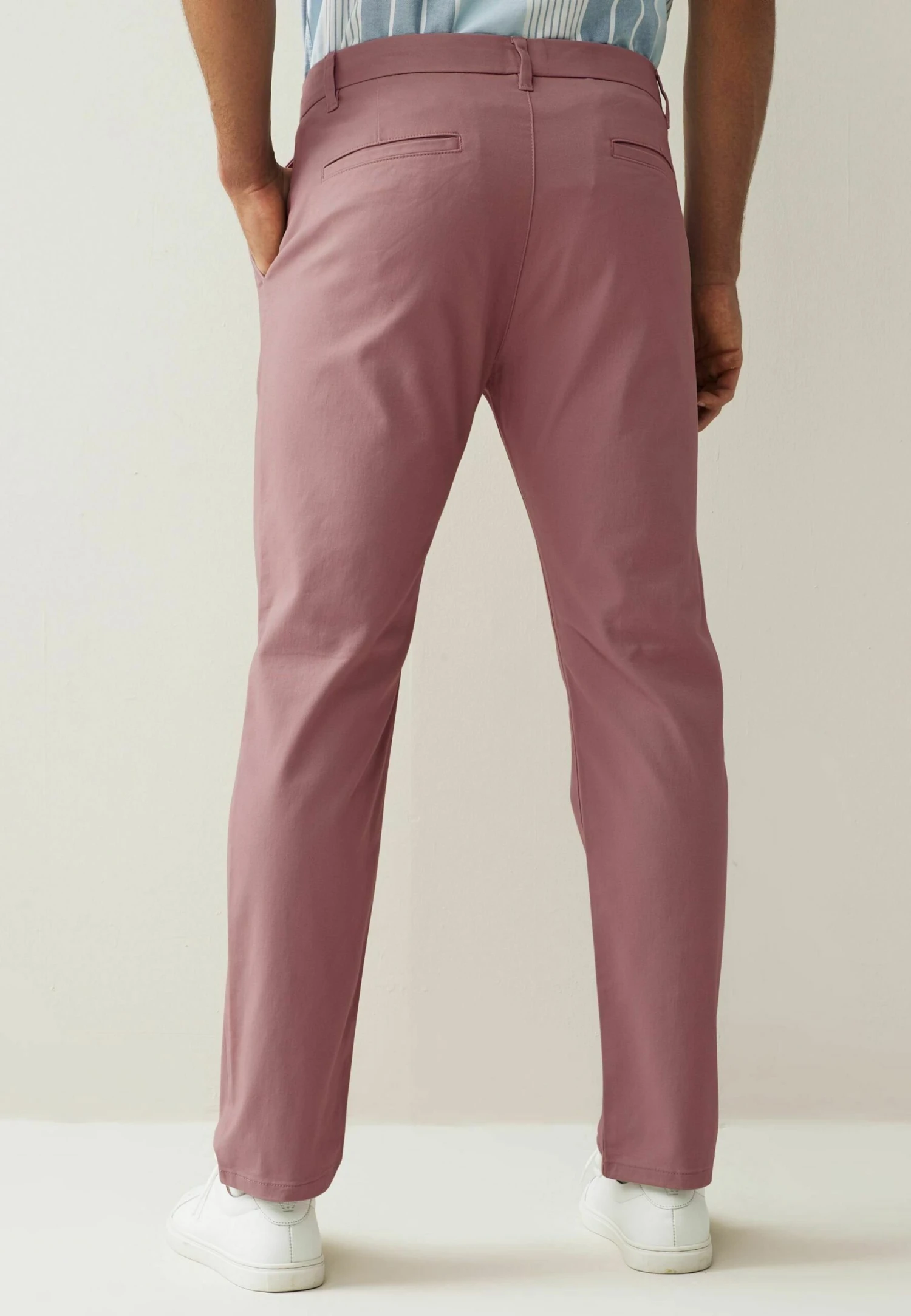 Next Stretch Slim - Chino - Light Pink - Afbeelding 3