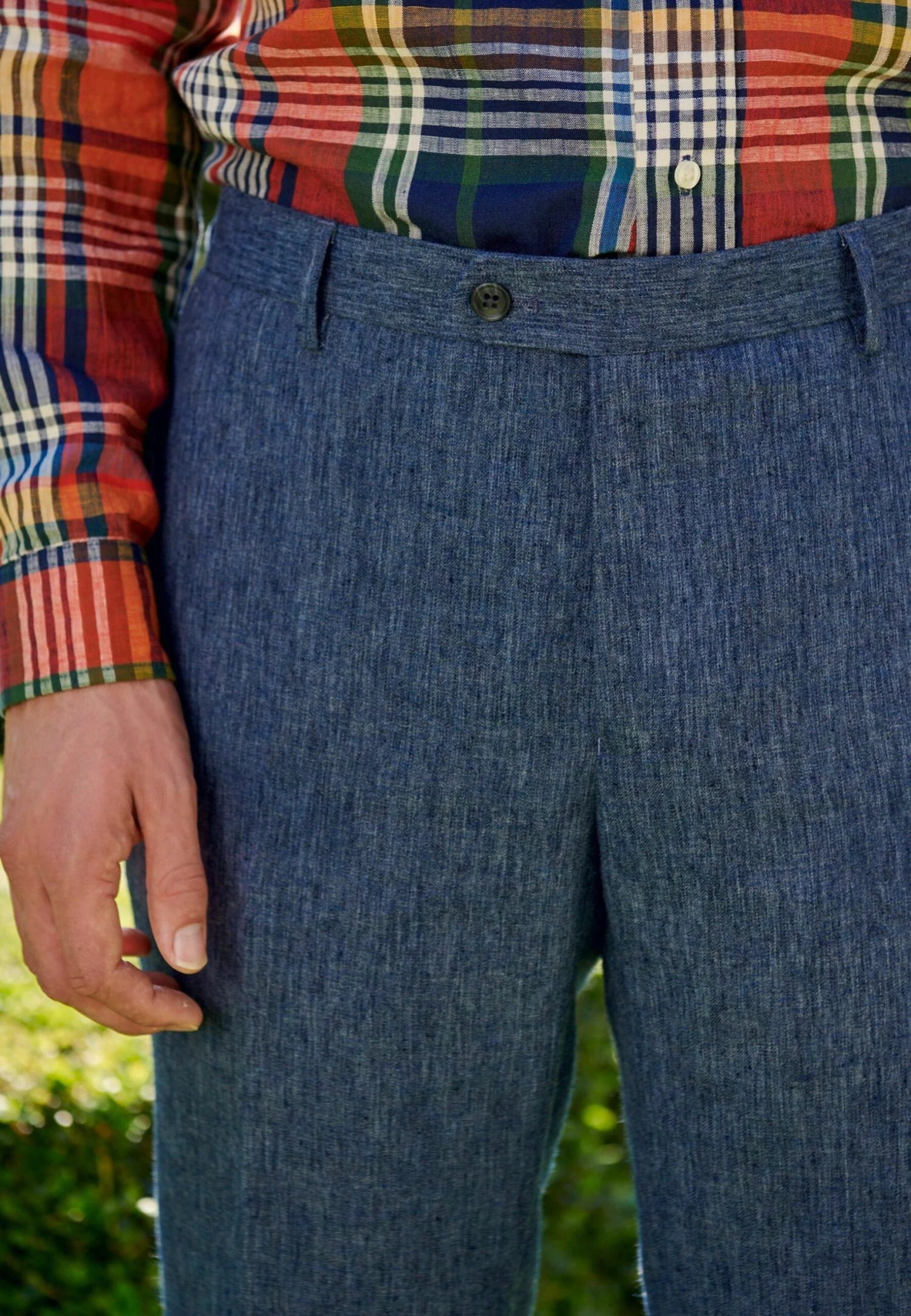 Next Tailored Fit Standard - Broek - Navy - Afbeelding 4