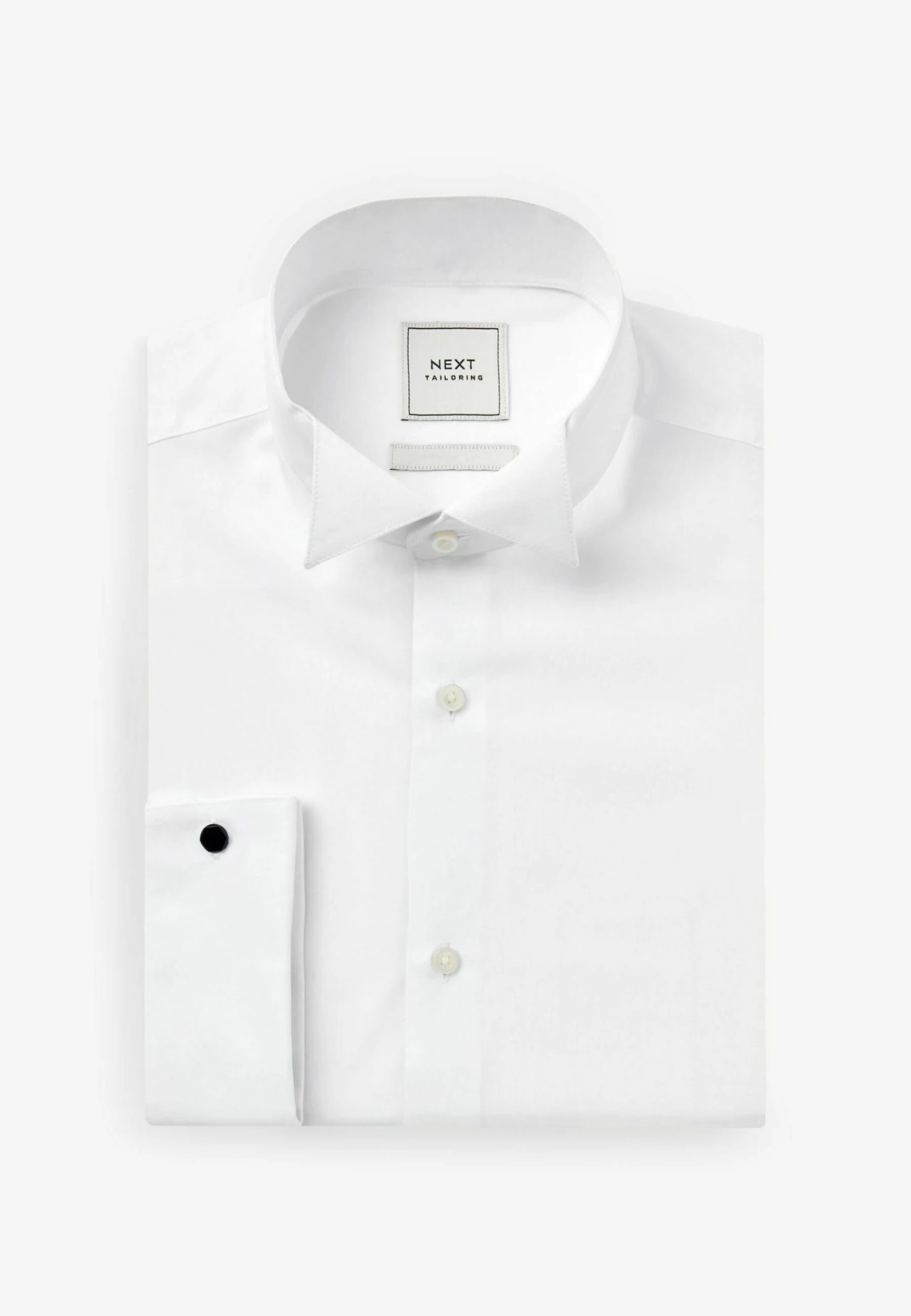 Next Easy Care Wing Collar Double Cuff - Zakelijk Overhemd - White - Afbeelding 6