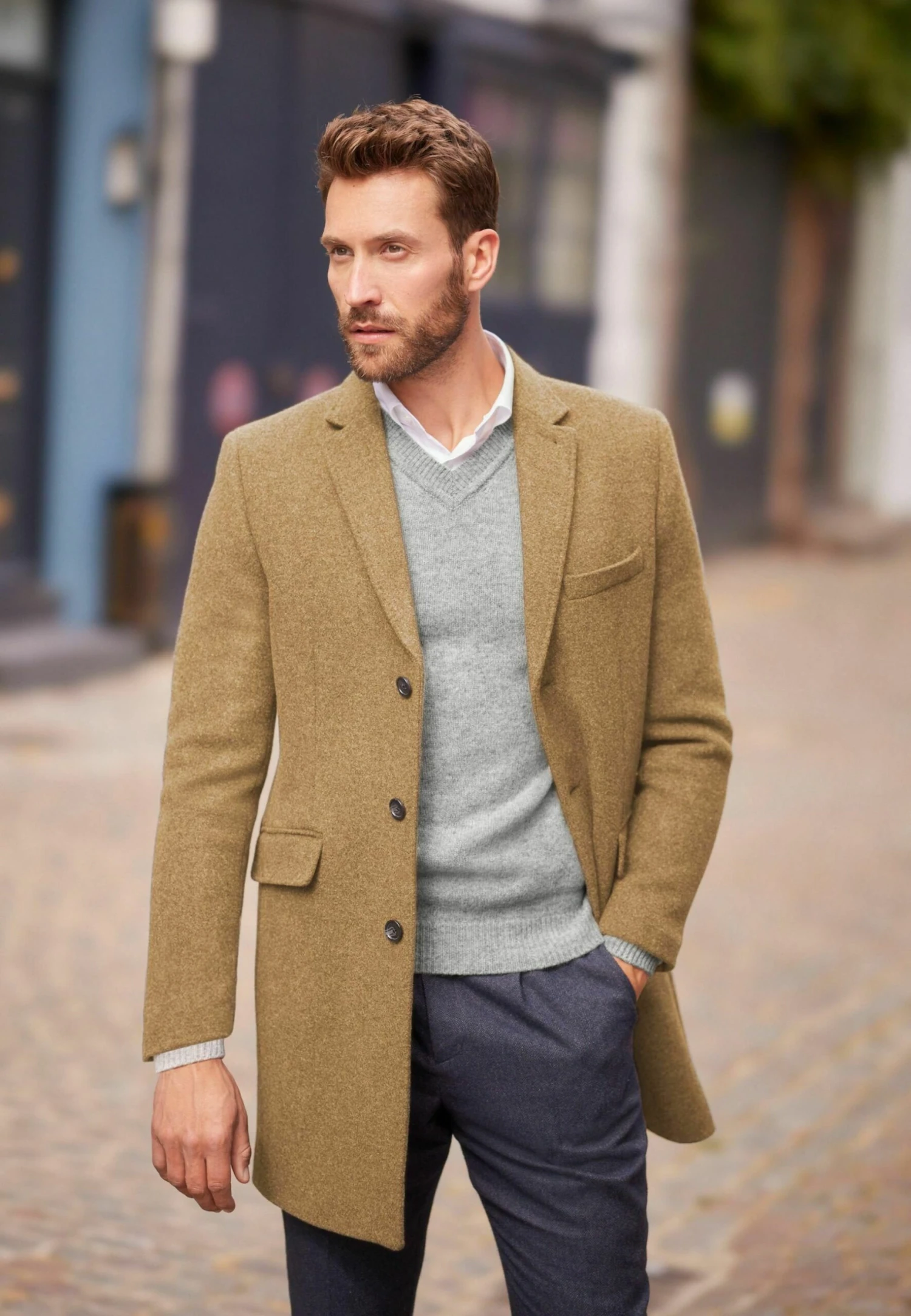 Next Signature Epsom Withstandard - Halflange Jas - Natural - Afbeelding 3