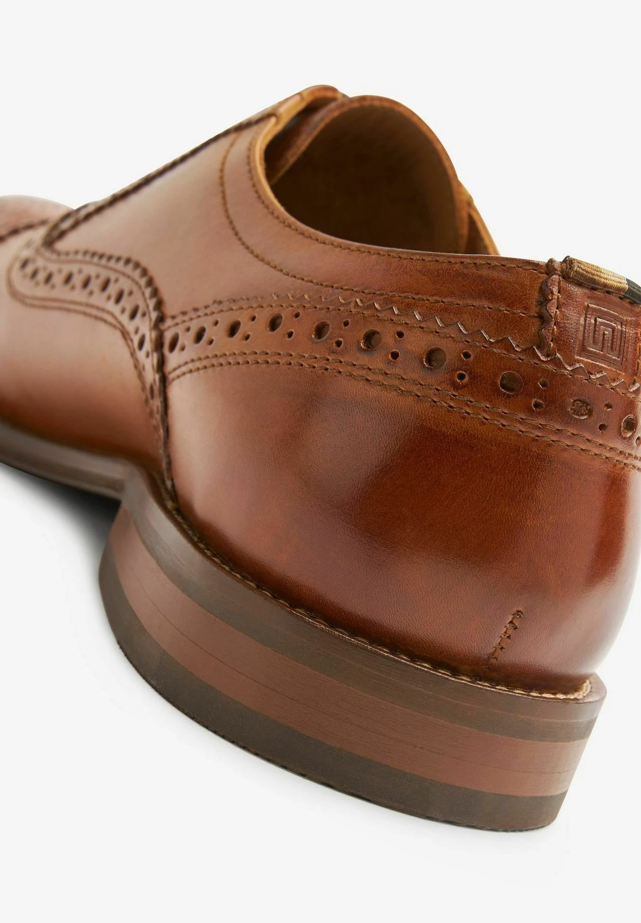 Next Oxford Square Toe Cap Brogues Standard - Veterschoenen - Tan Brown - Afbeelding 4