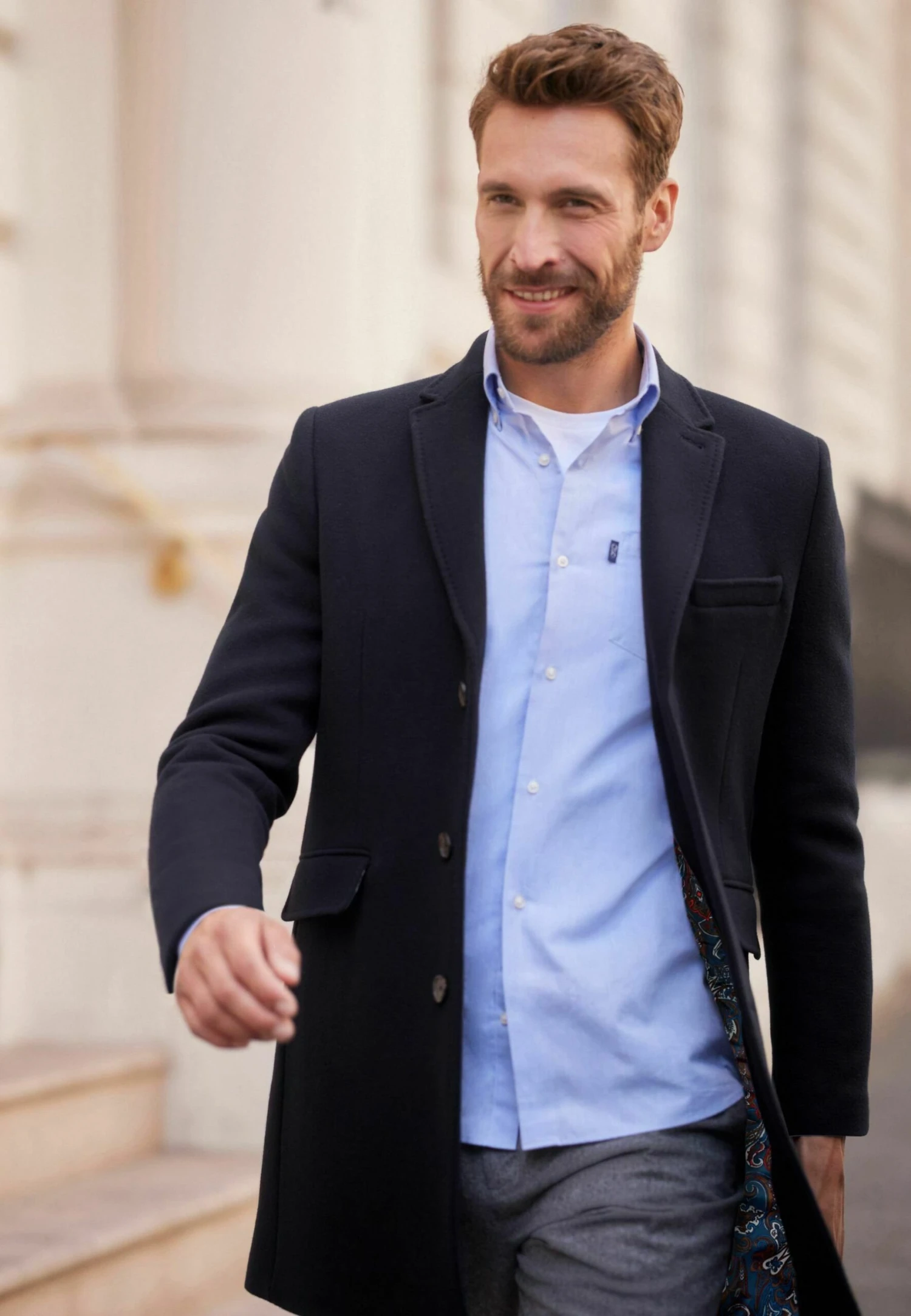 Next Signature Epsom Withstandard - Halflange Jas - Navy Blue - Afbeelding 5