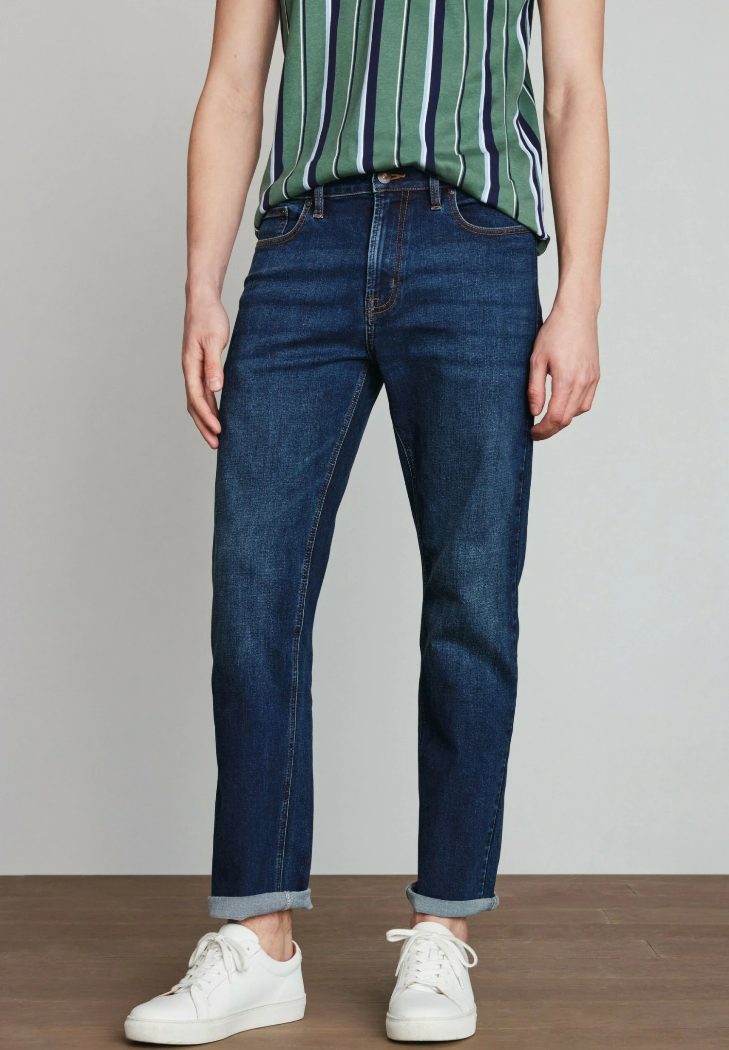 Next Motion Flex Stretch - Straight Leg Jeans - Blue