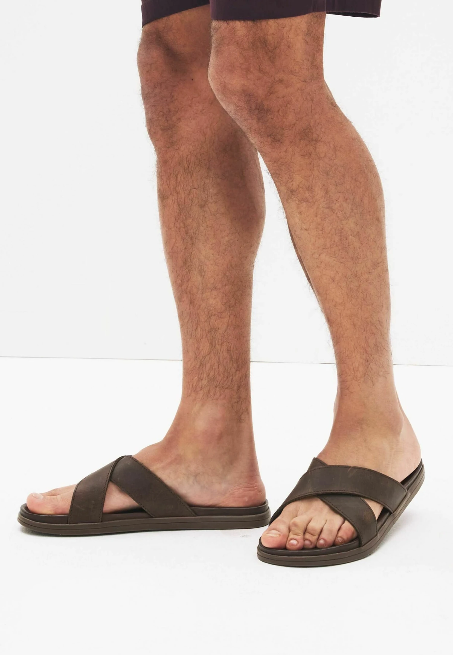 Next Cross StrapStandard - Muiltjes - Brown