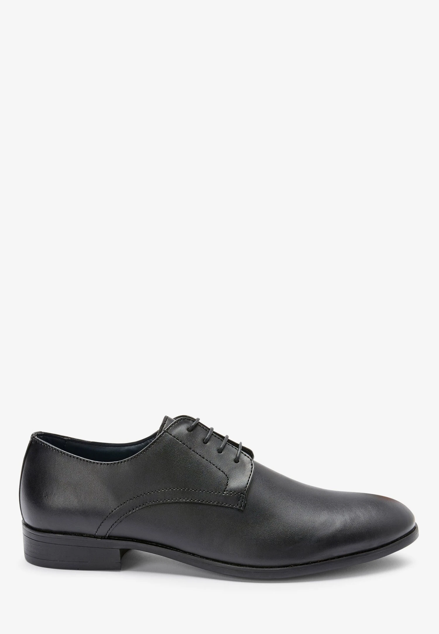 Next Tan Round Toe Derby Shoes - Veterschoenen - Black - Afbeelding 5