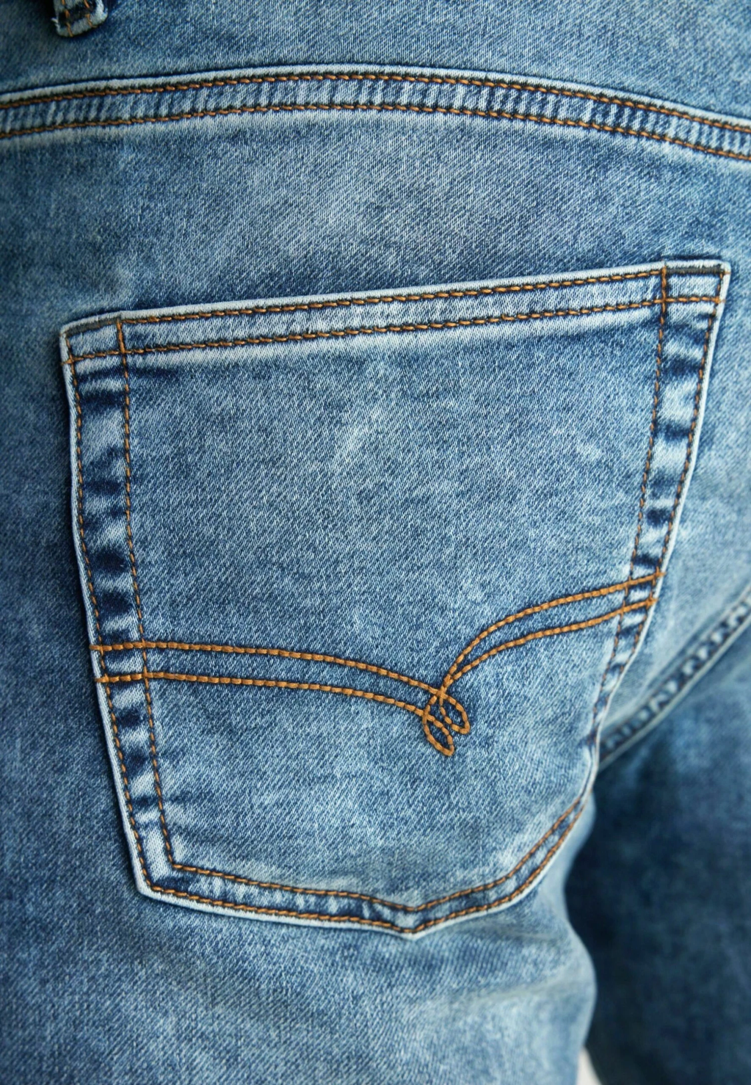 Next Ultimate Comfort Super Stretch - Straight Leg Jeans - Washed Blue - Afbeelding 8