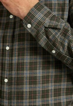 Next Brushed - Overhemd - Green