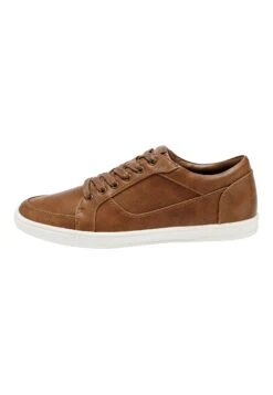 Next Tan Perforated Trainers - Sneakers Laag - Brown