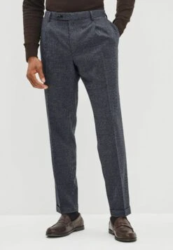 Next Check Heritage- Broek - Navy Blue Puppytooth