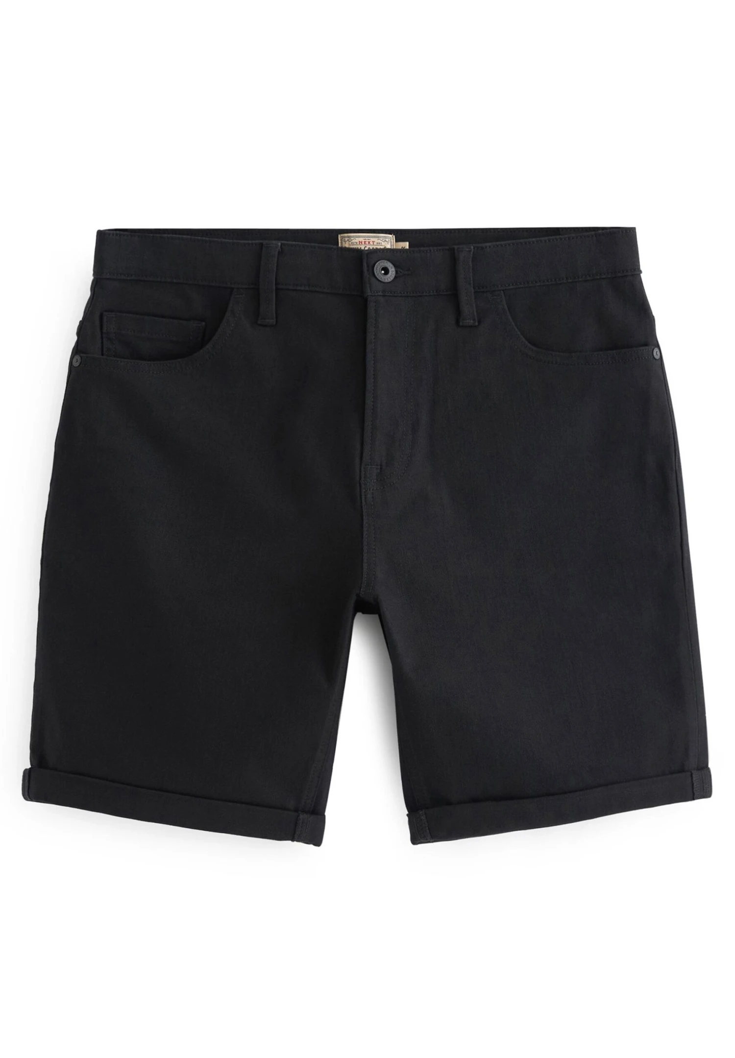 Next Stretch Straight Fit - Jeansshort - Black - Afbeelding 5