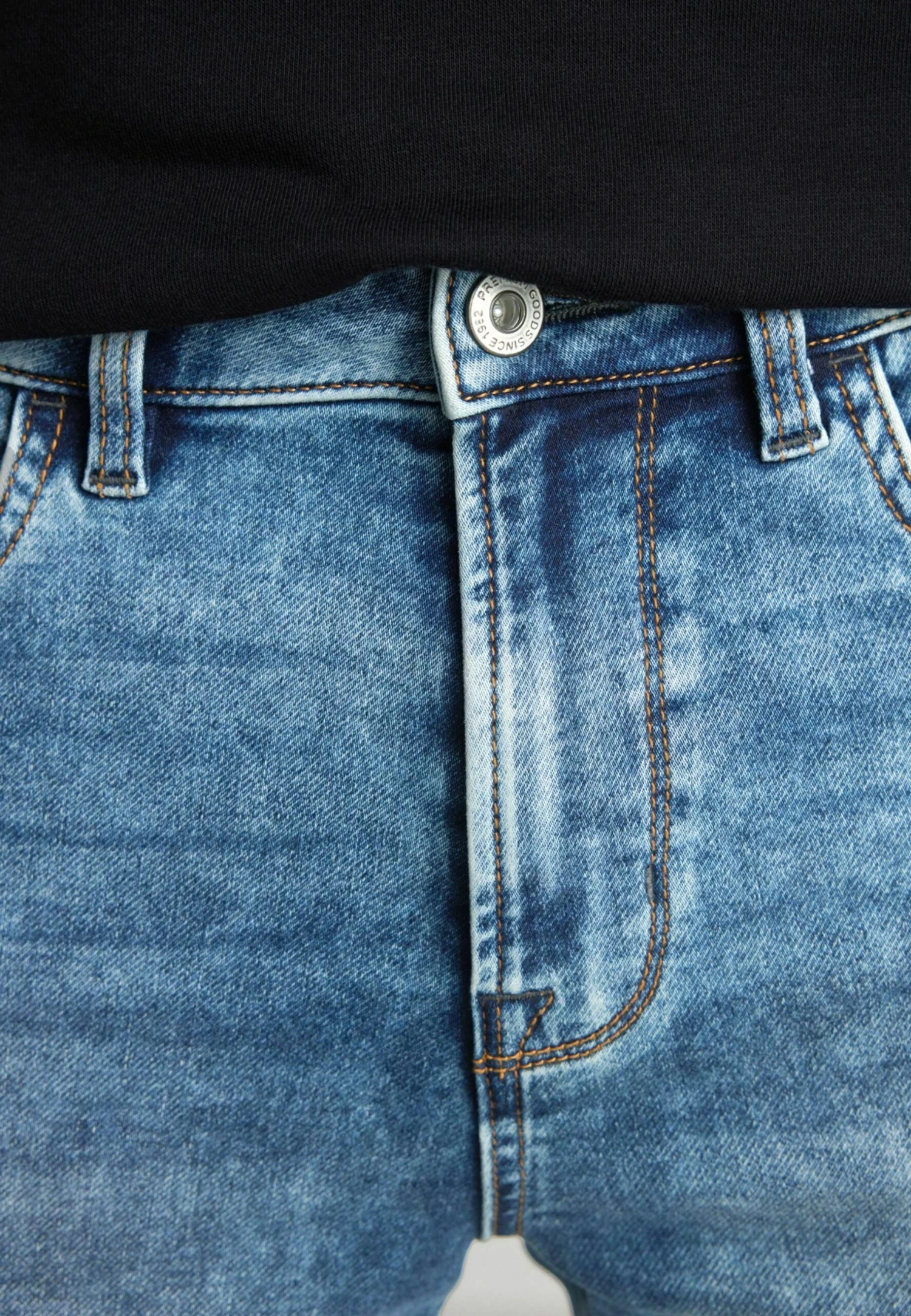 Next Ultimate Comfort Super Stretch - Straight Leg Jeans - Washed Blue - Afbeelding 9