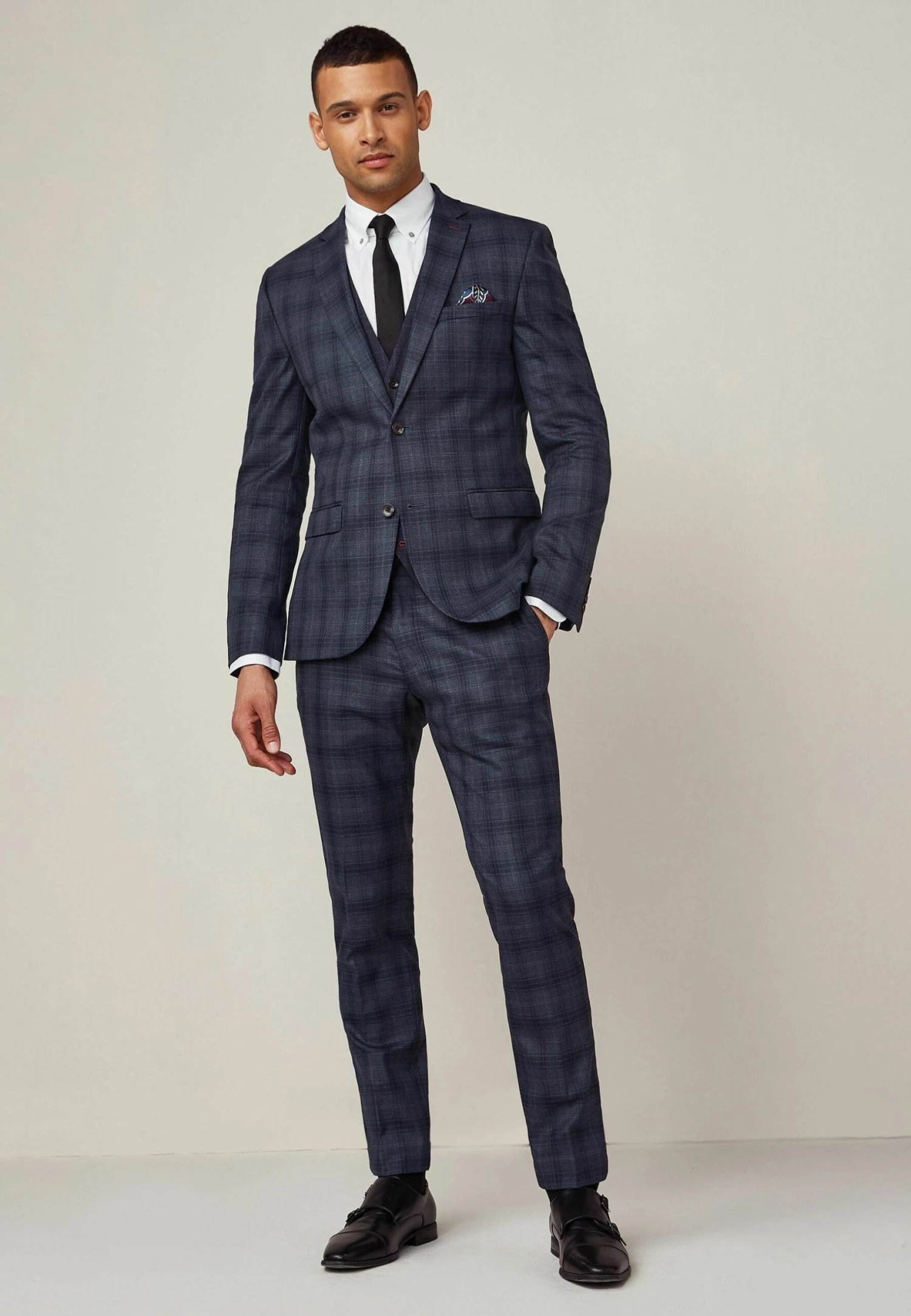Next Check Suit - Colbert - Blue - Afbeelding 2