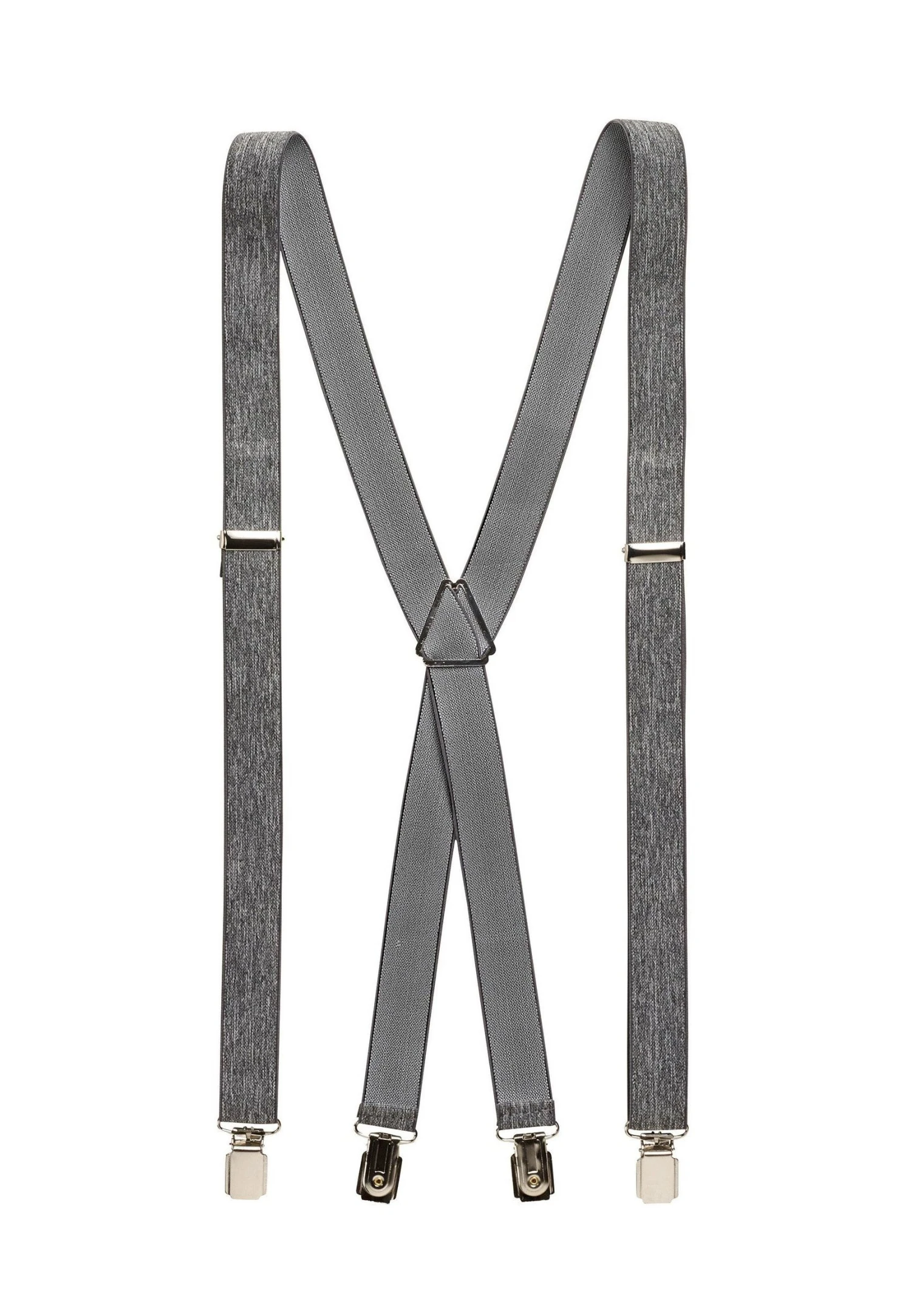 Next Grey Marl Braces - Riem - Grey