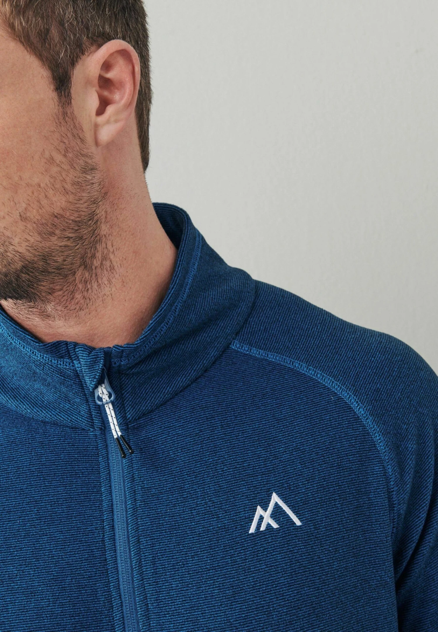 Next Duratrek Lightweight Zip Neck- Windjack - Cobalt Blue - Afbeelding 3