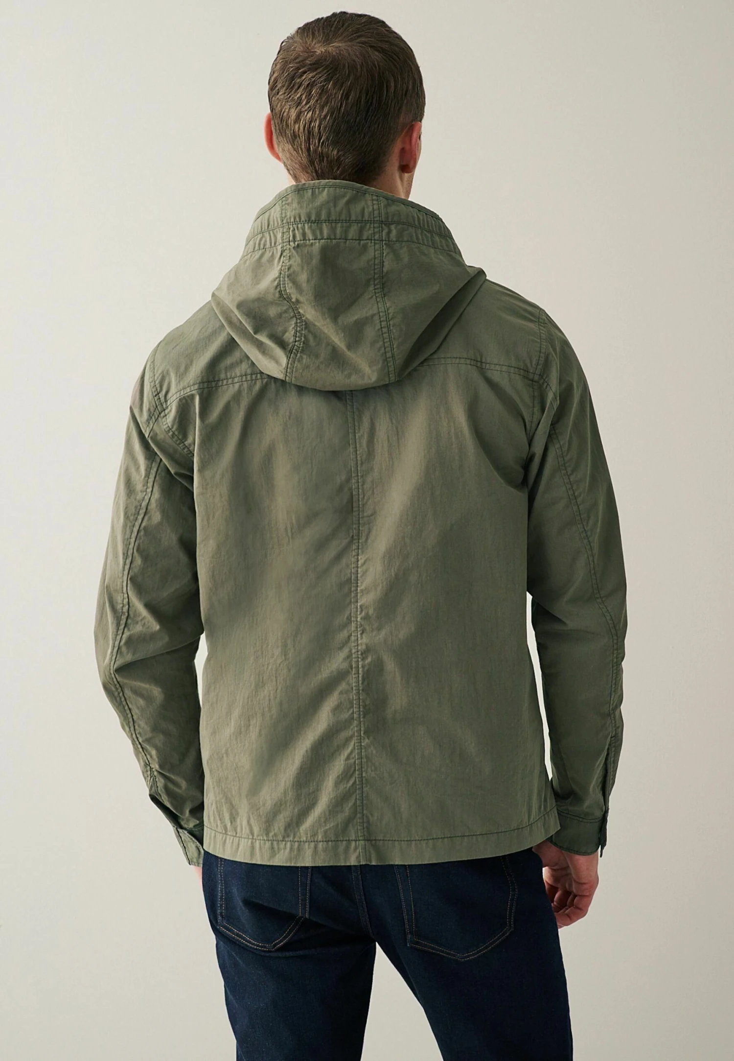 Next Shower Resistant Standard - Lichte Jas - Khaki Green - Afbeelding 2