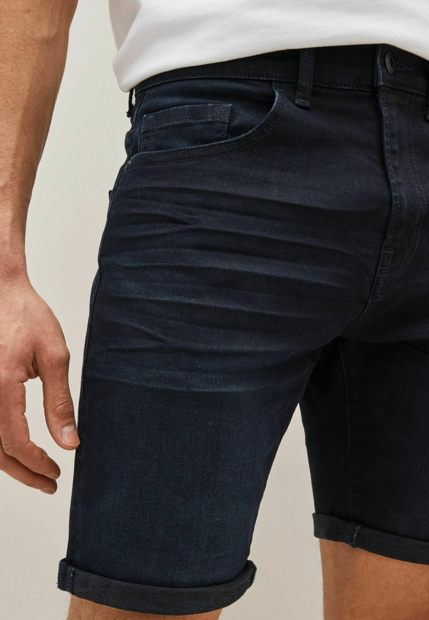 Next Stretch- Jeansshort - Blue Black - Afbeelding 4