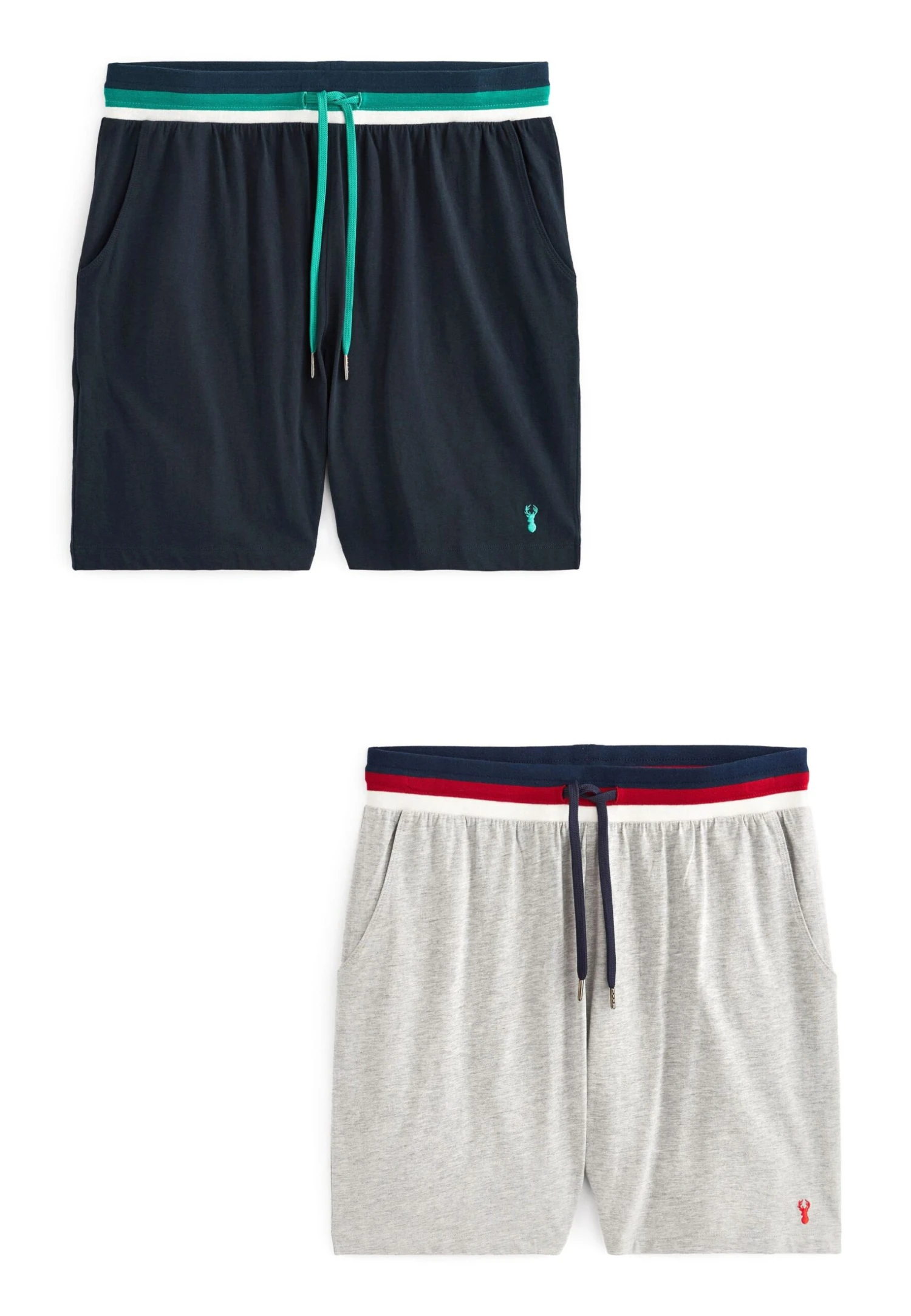 Next 2 Pack - Pyjamabroek - Navy Blue Grey - Afbeelding 5