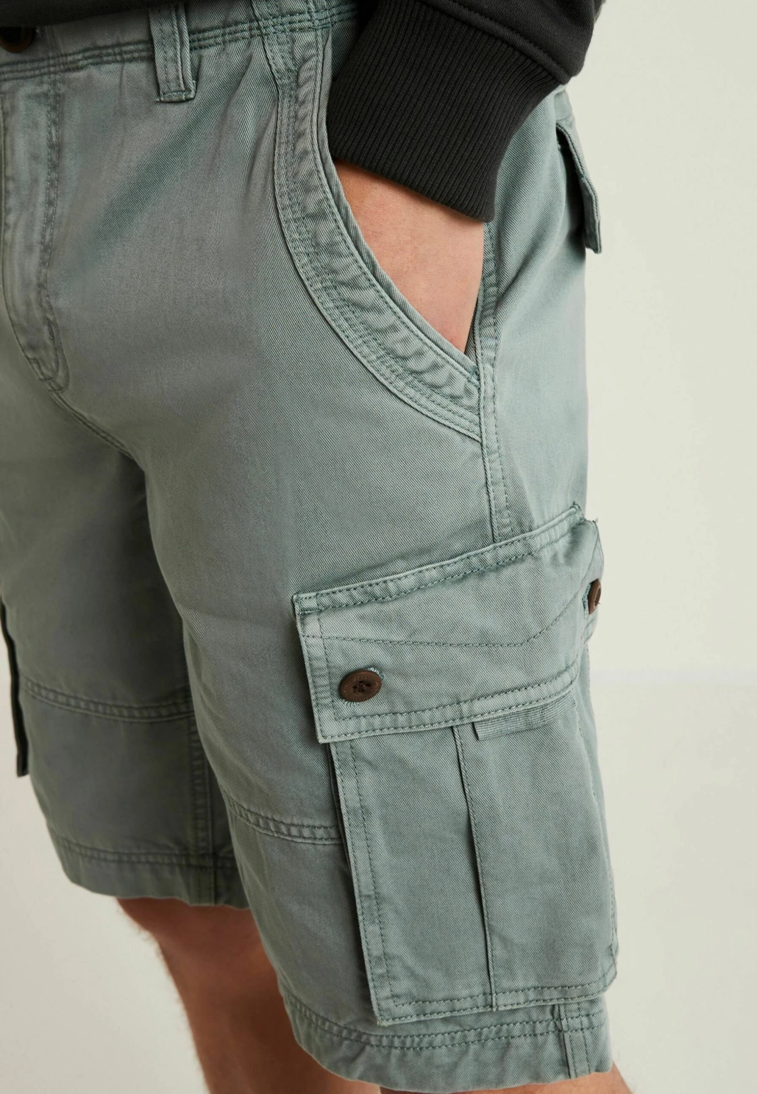 Next Premium Laundered Cargo Standard - Jeansshort - Blue - Afbeelding 4