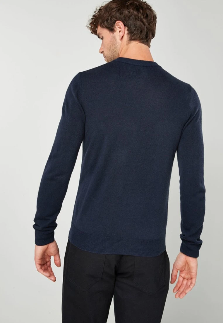 Next Cashmilon Crew - Sweater - Blue - Afbeelding 2