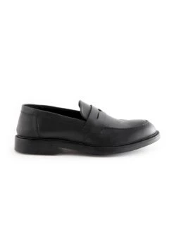 Next Chunky Penny Loafers Standard - Instappers - Black
