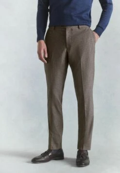 Next Check Suit Standard - Chino - Brown