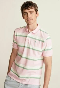 Next Stripe Standard - Poloshirt - Pink Green